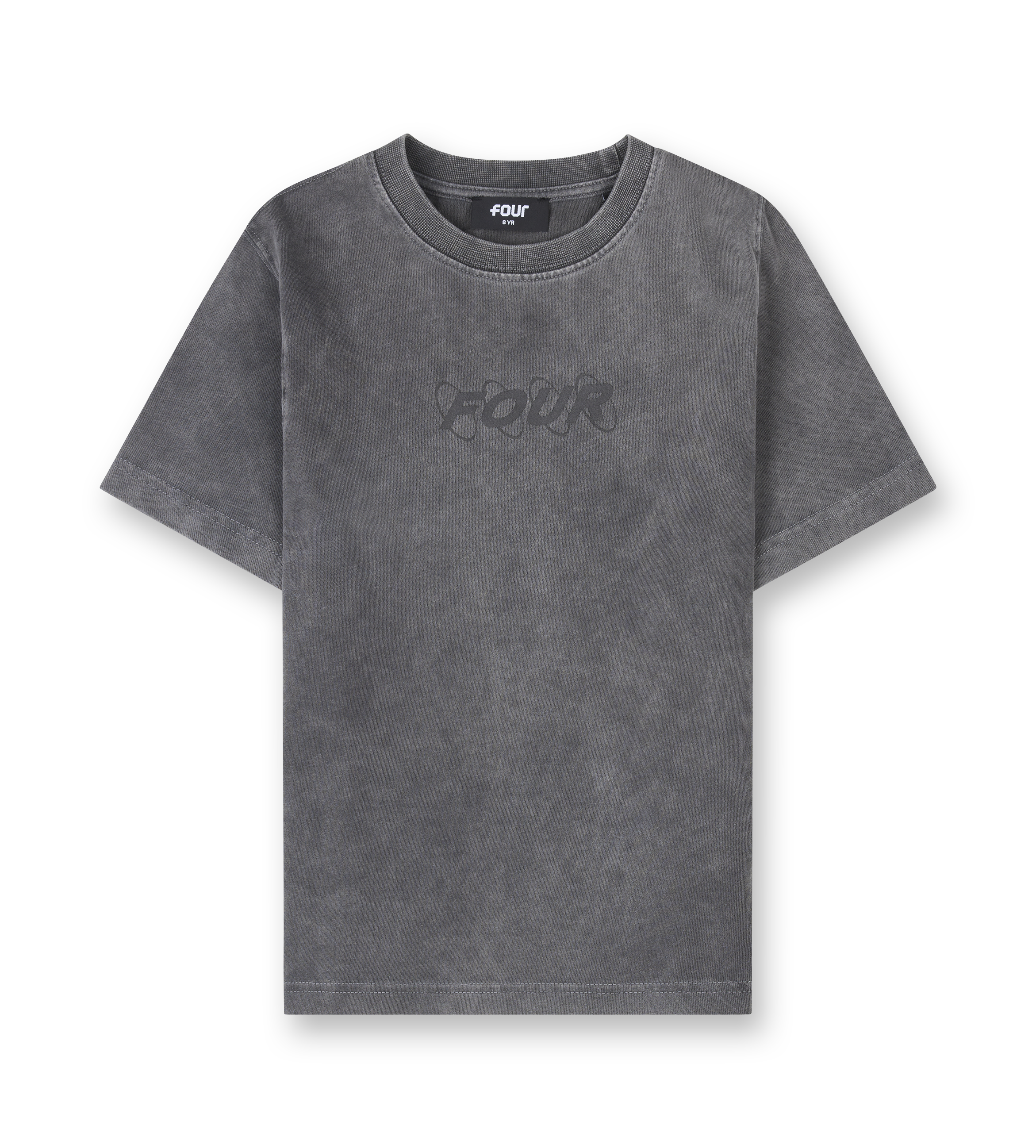 Circles T-shirt Washed Mockingbird Grey
