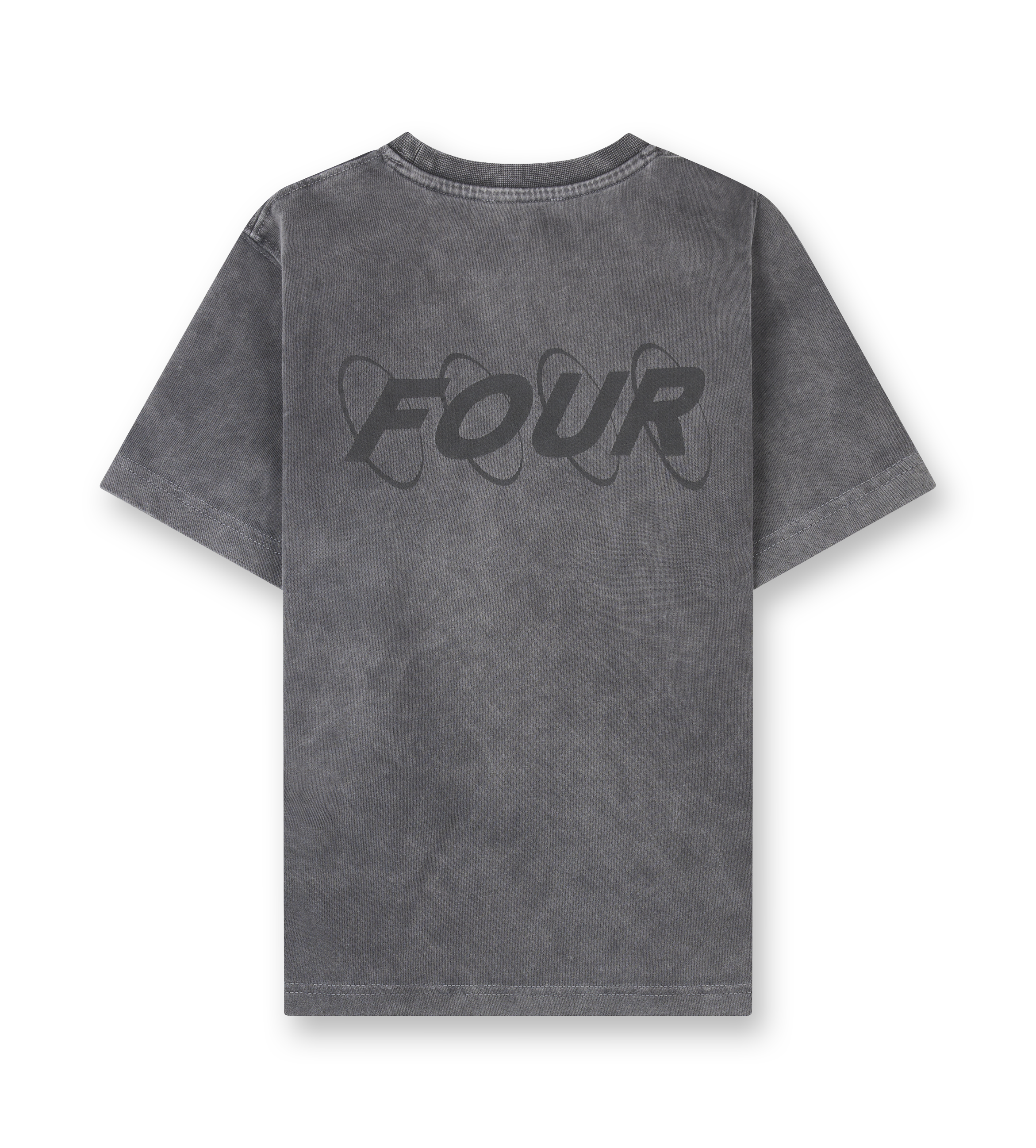 Circles T-shirt Washed Mockingbird Grey