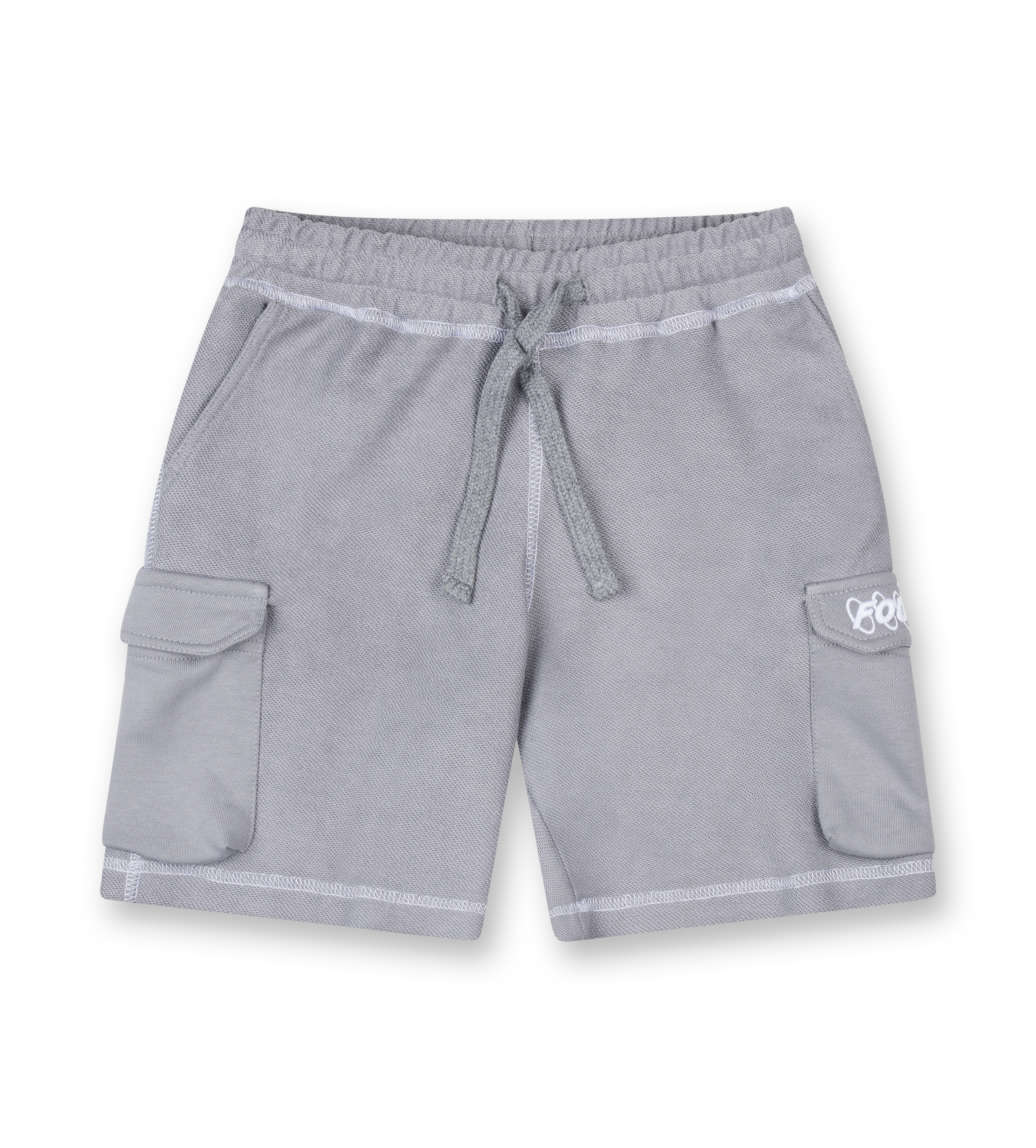 Circles Inside Out Cargo Shorts Mockingbird Grey