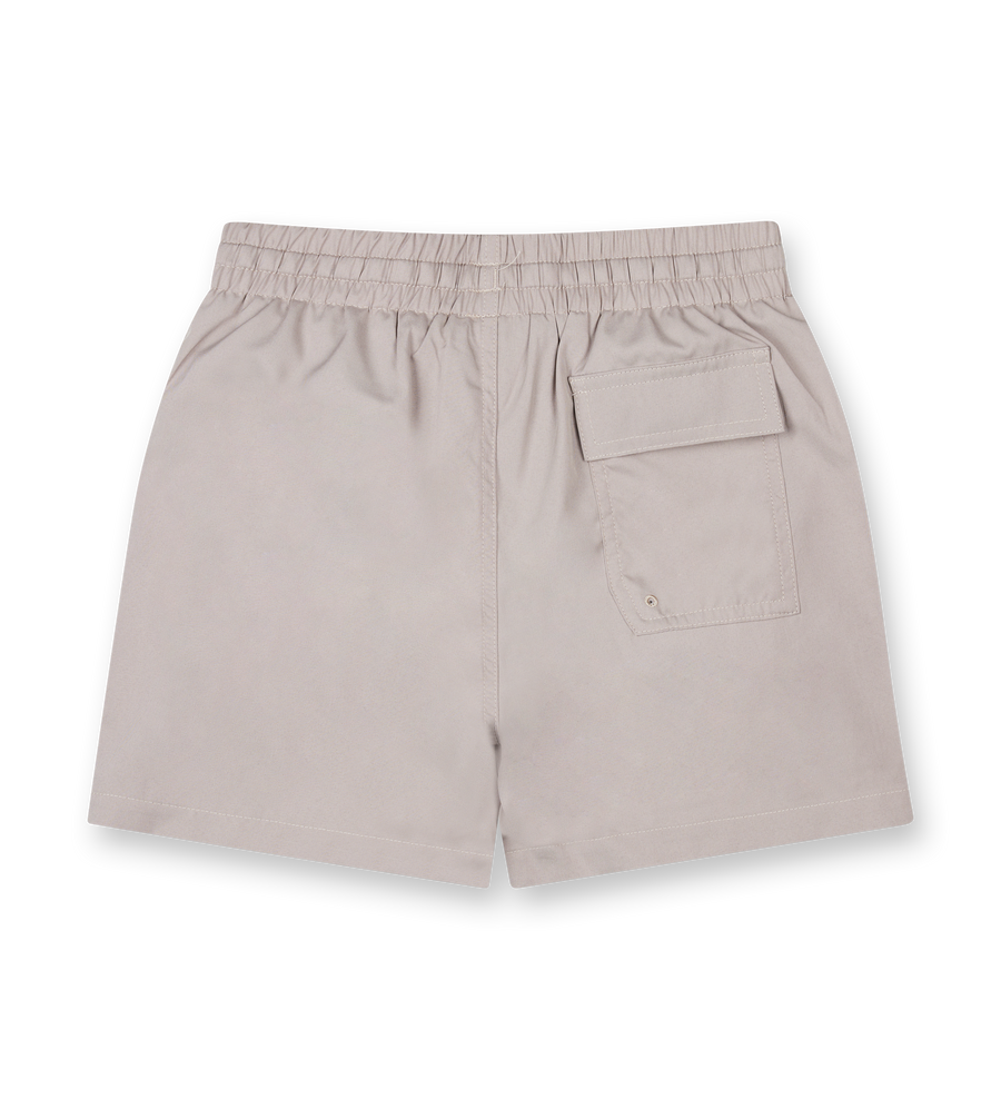 Circles Logo Swim Shorts Vintage Khaki/ Black