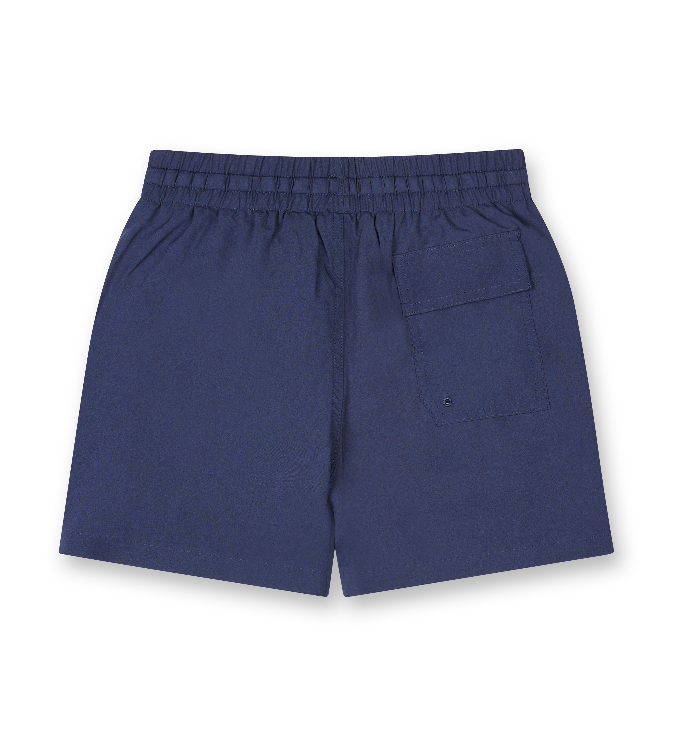 Circles Logo Swim Short Marine Blue/ Neon Green