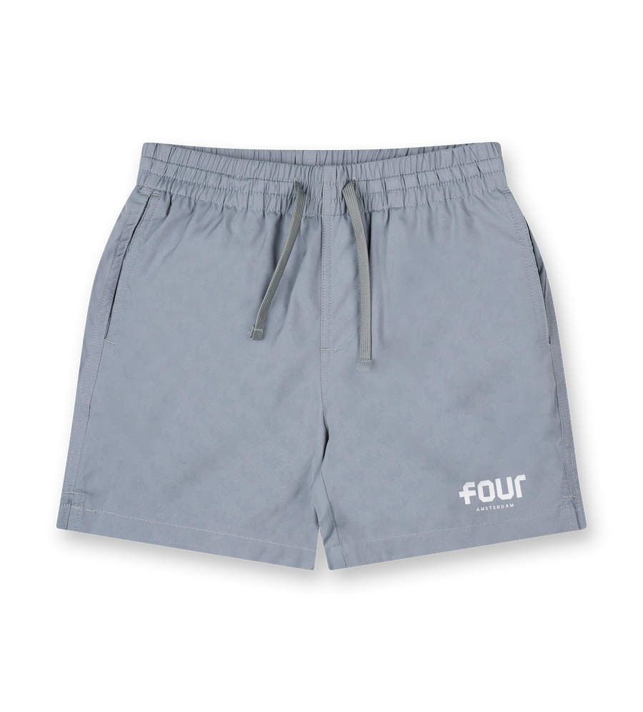 Logo 4AOP Swim Shorts Mockingbird Grey/ White