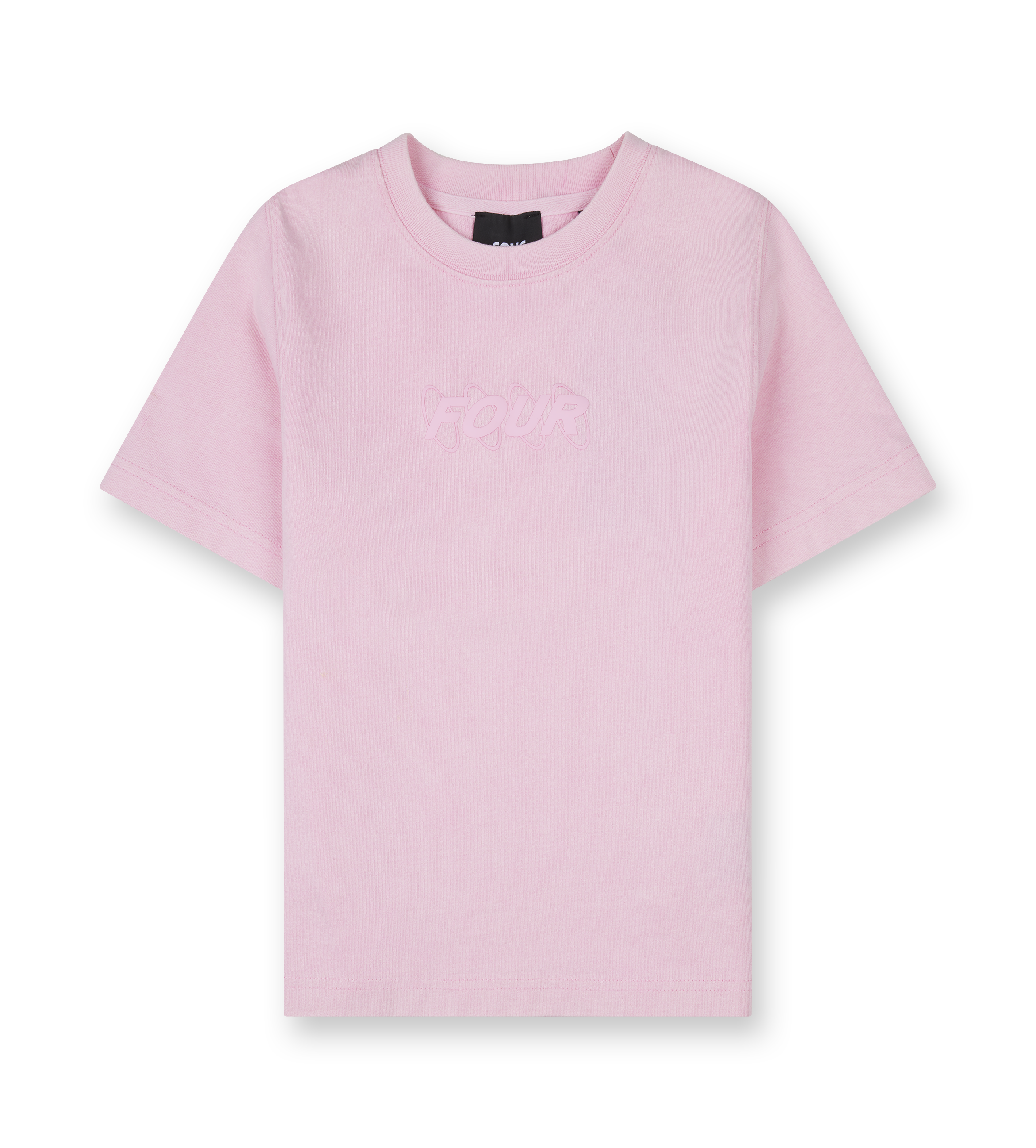 Circles T-shirt Washed Candy Pink