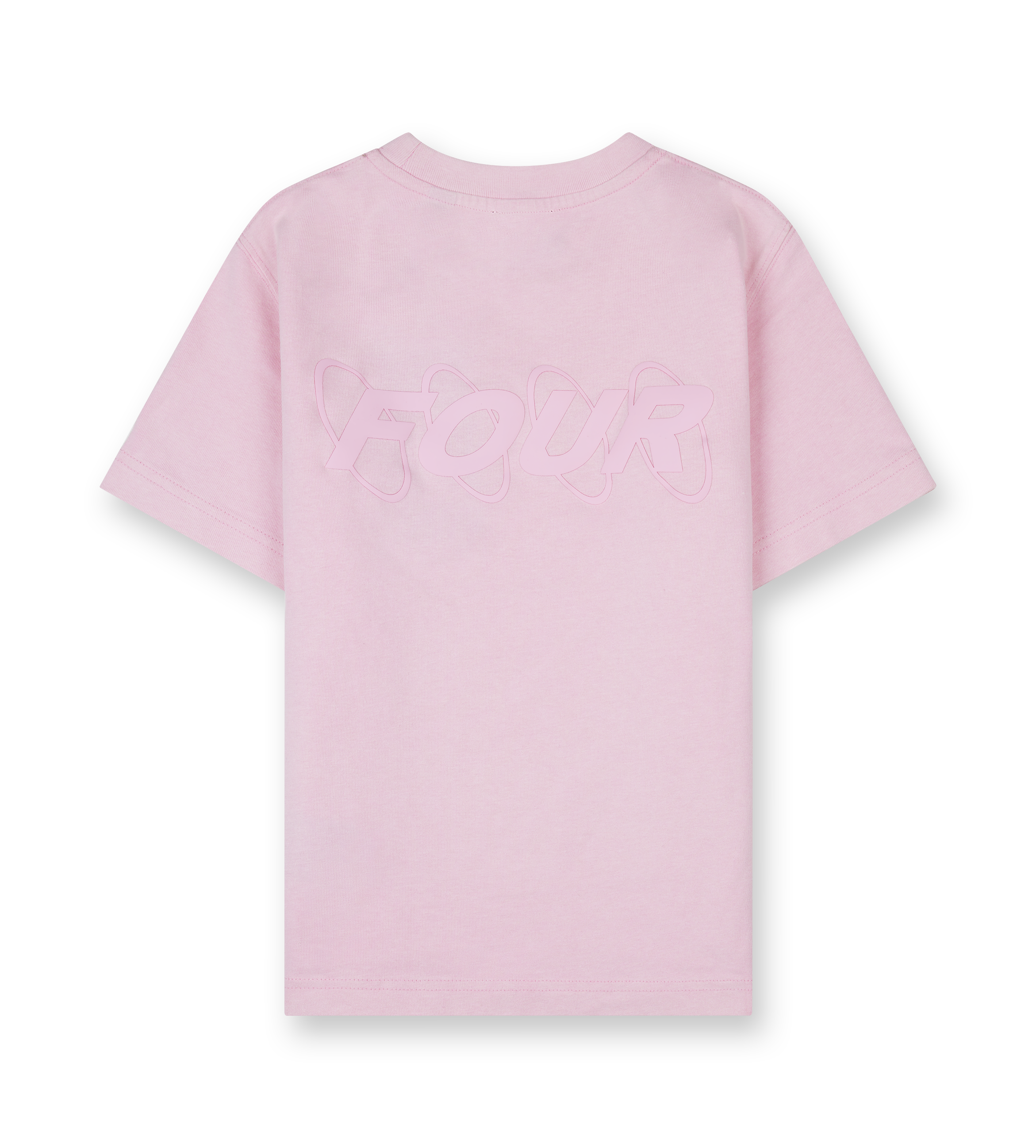 Circles T-shirt Washed Candy Pink