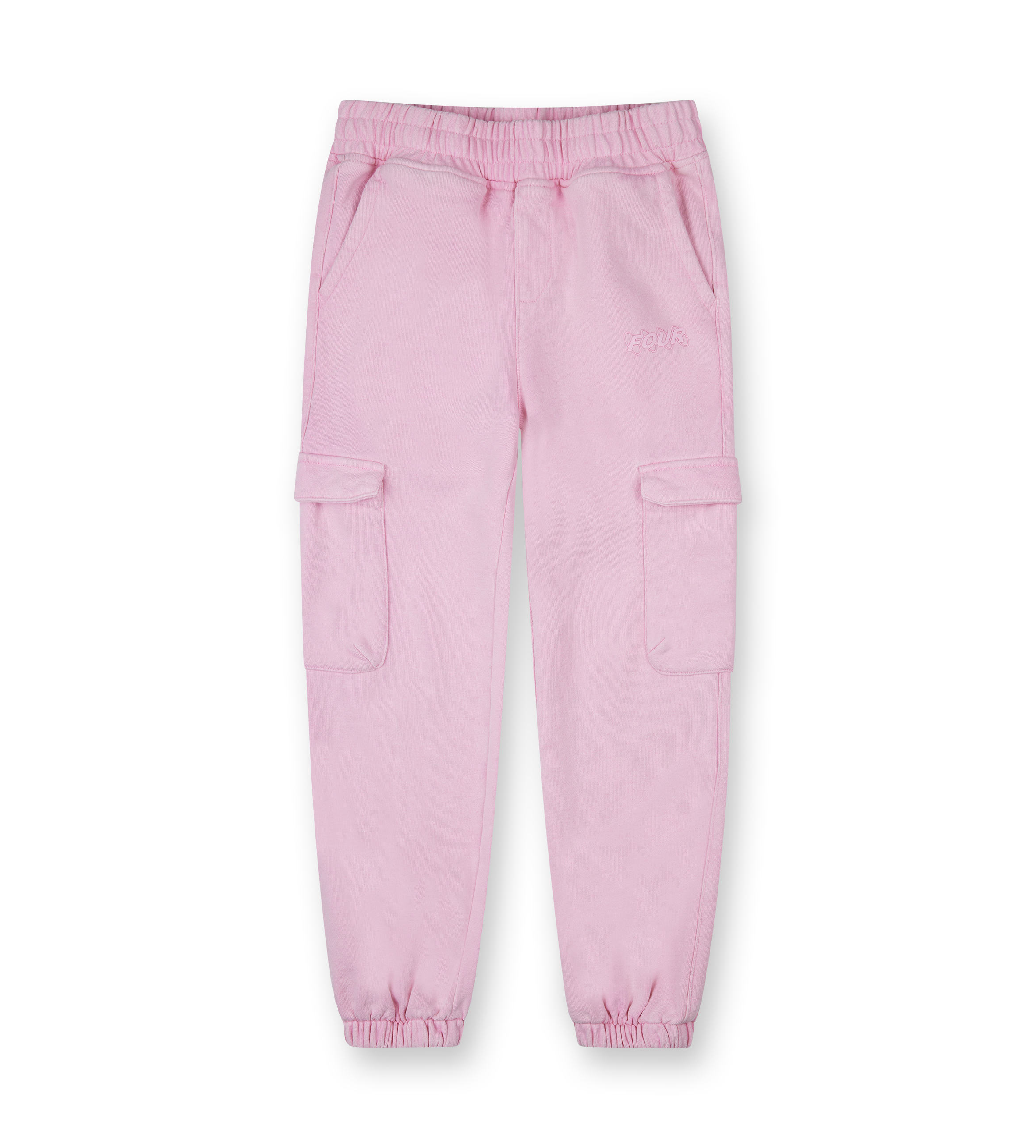 Circles Oversized Sweatpants Washed Candy Pink