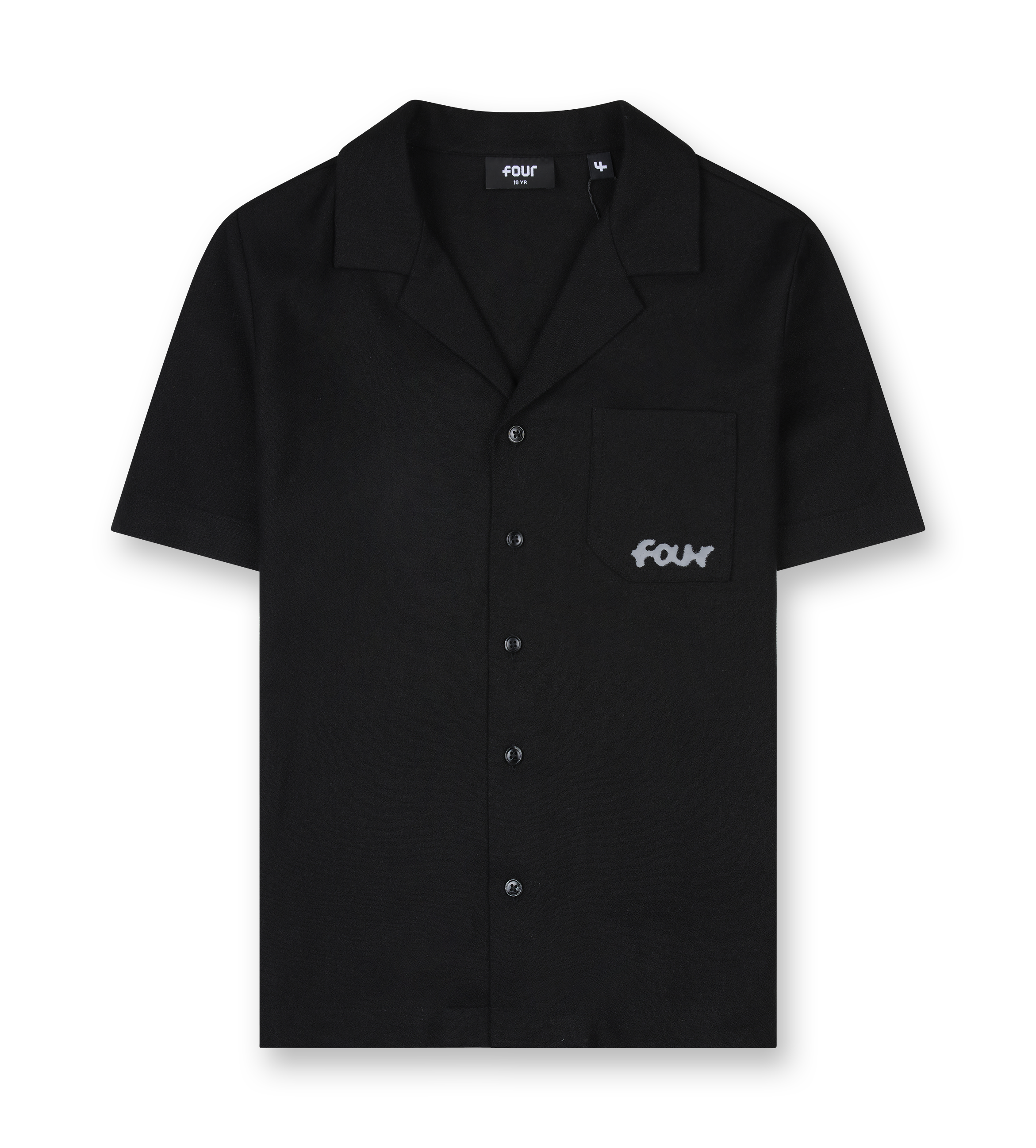 Logo Bowling Shirt Black