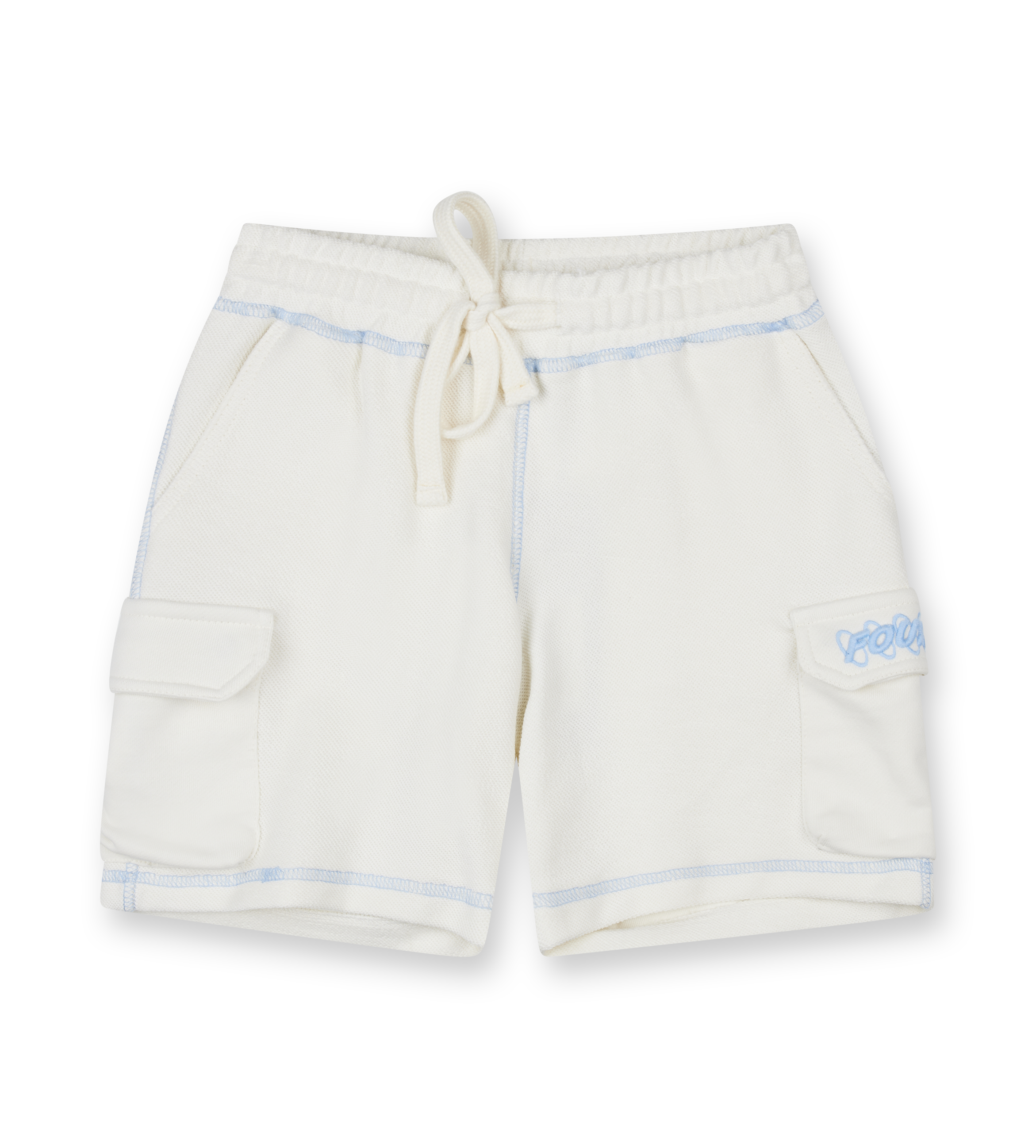 Circles Inside Out Cargo Shorts Cannoli Cream