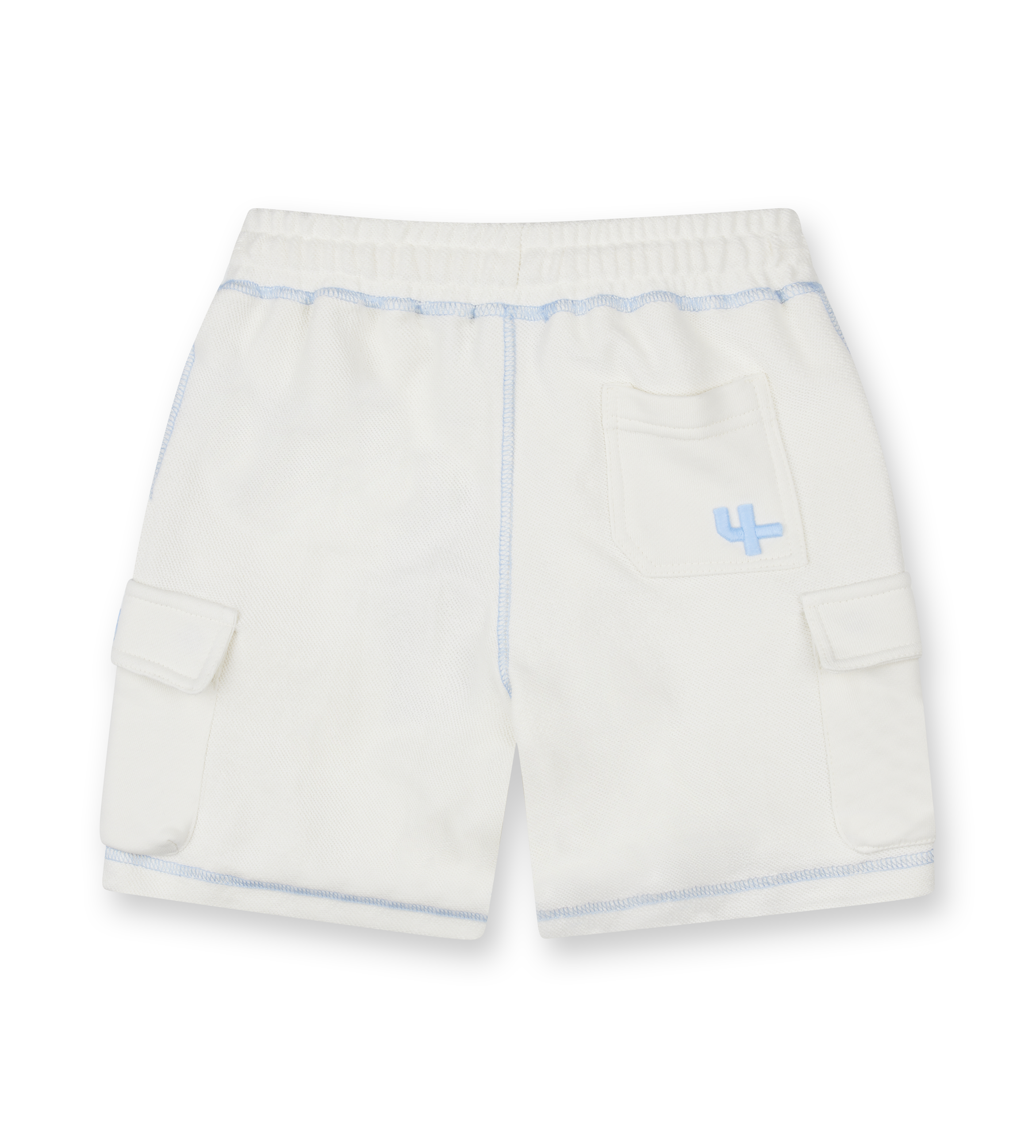 Circles Inside Out Cargo Shorts Cannoli Cream