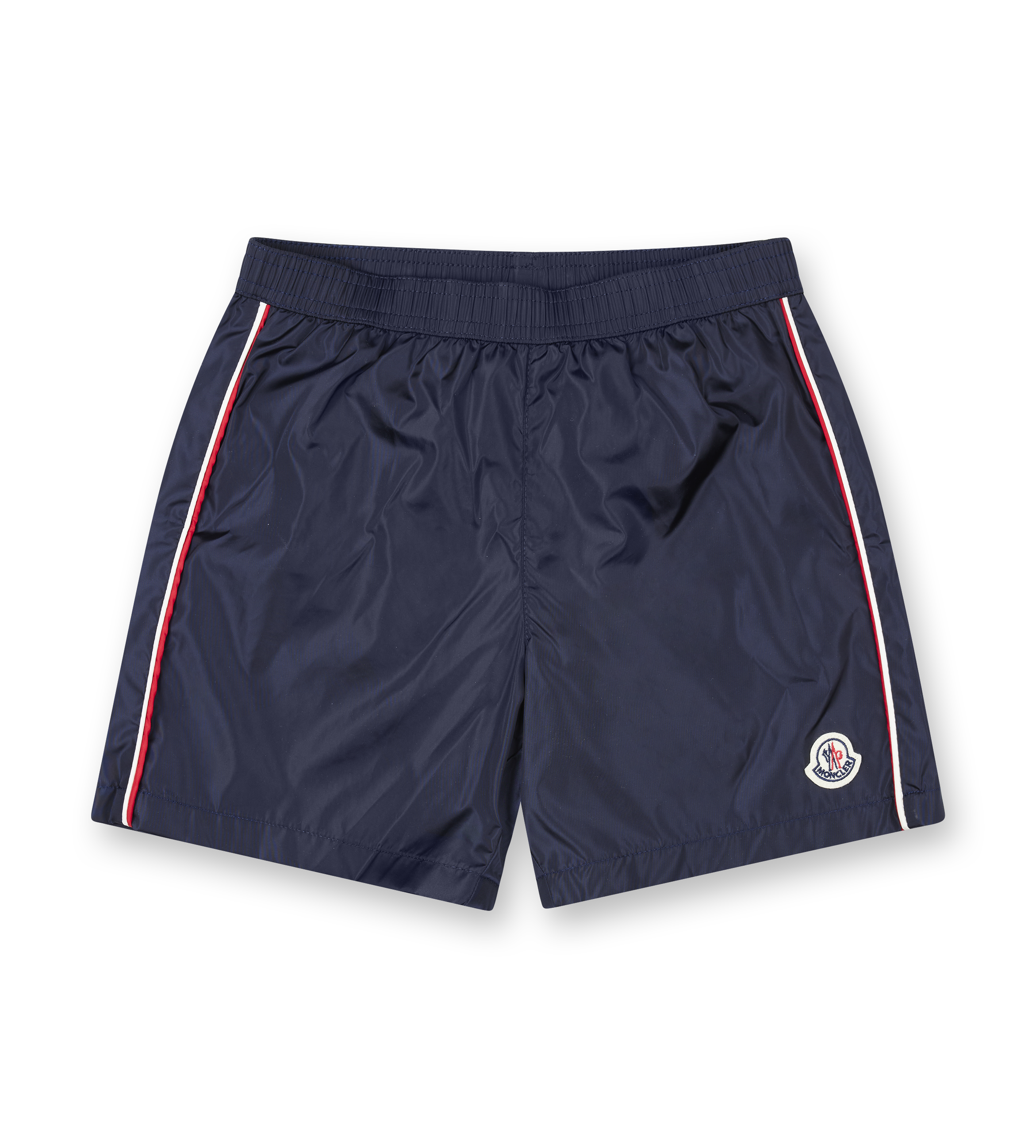 Tricolour-Trimmed Swim Shorts