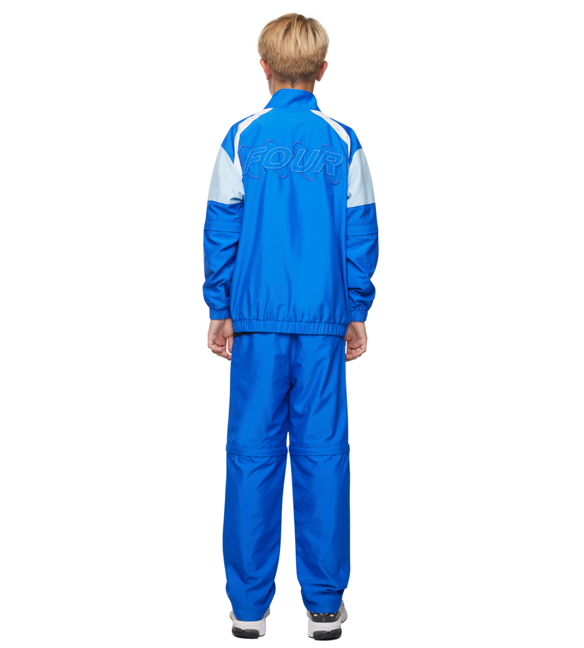 Contained Circles Zip Off Sleeve Jas Donkerblauw