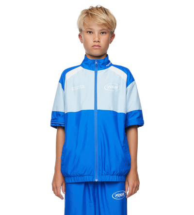 Contained Circles Zip Off Sleeve Jas Donkerblauw