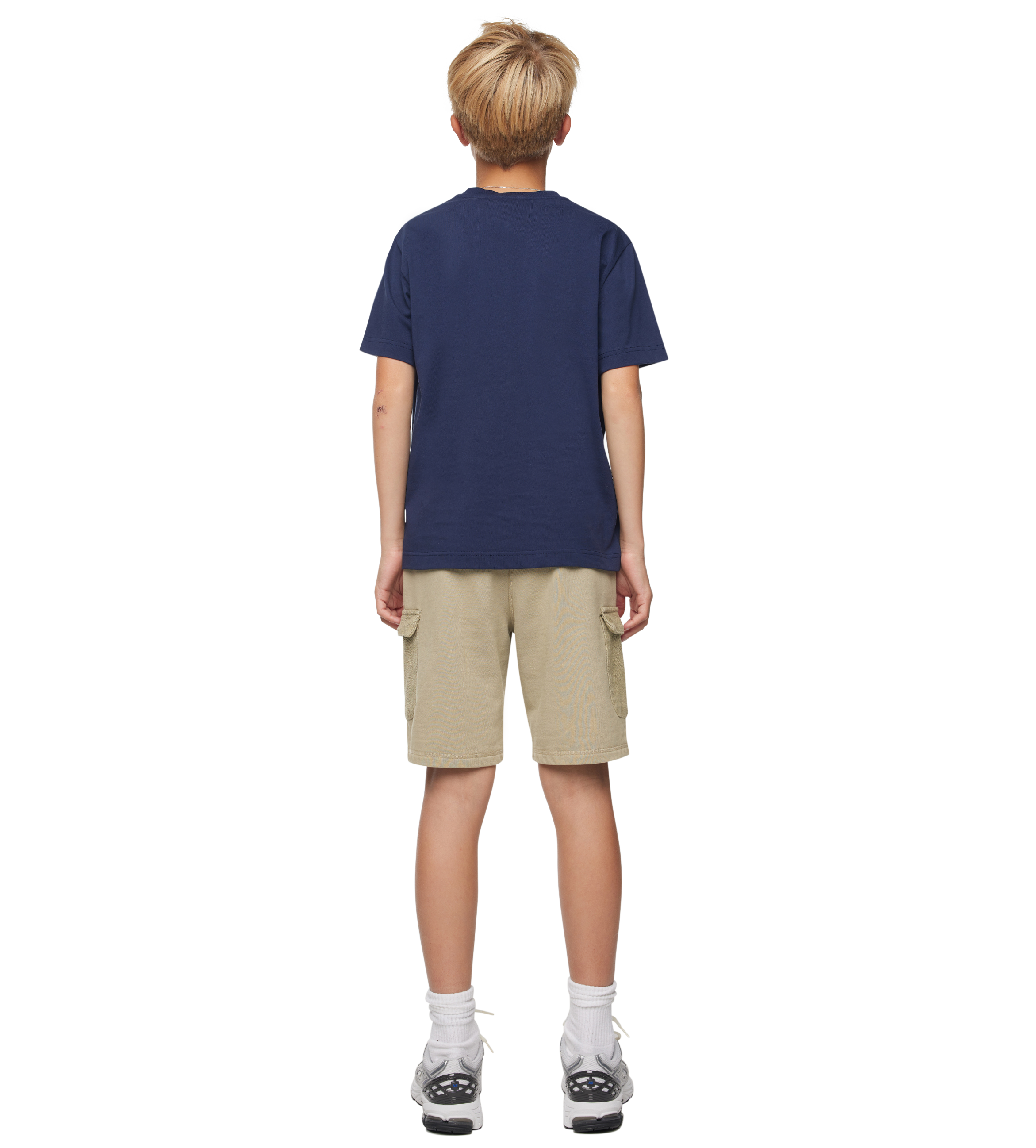 Contained Circles T-shirt Donkerblauw