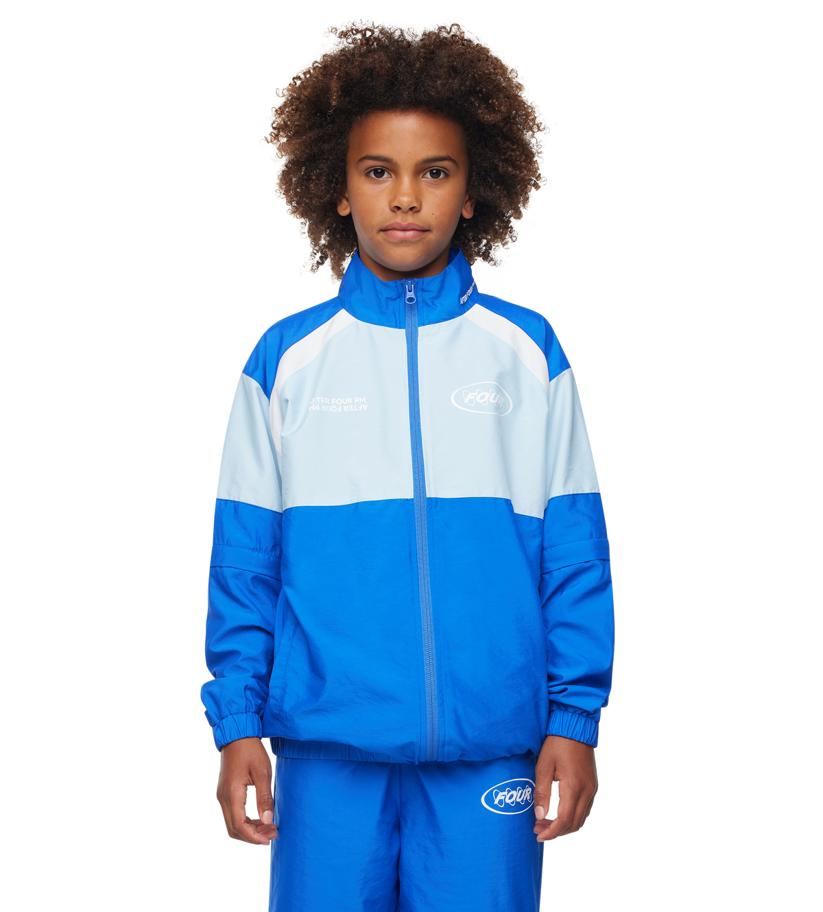 Contained Circles Zip Off Sleeve Jas Donkerblauw