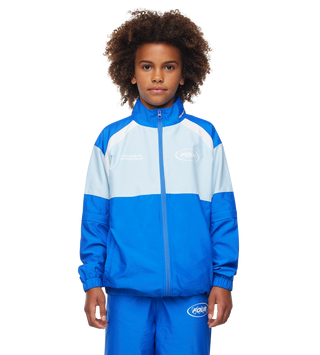 Contained Circles Zip Off Sleeve Jacket Donkerblauw