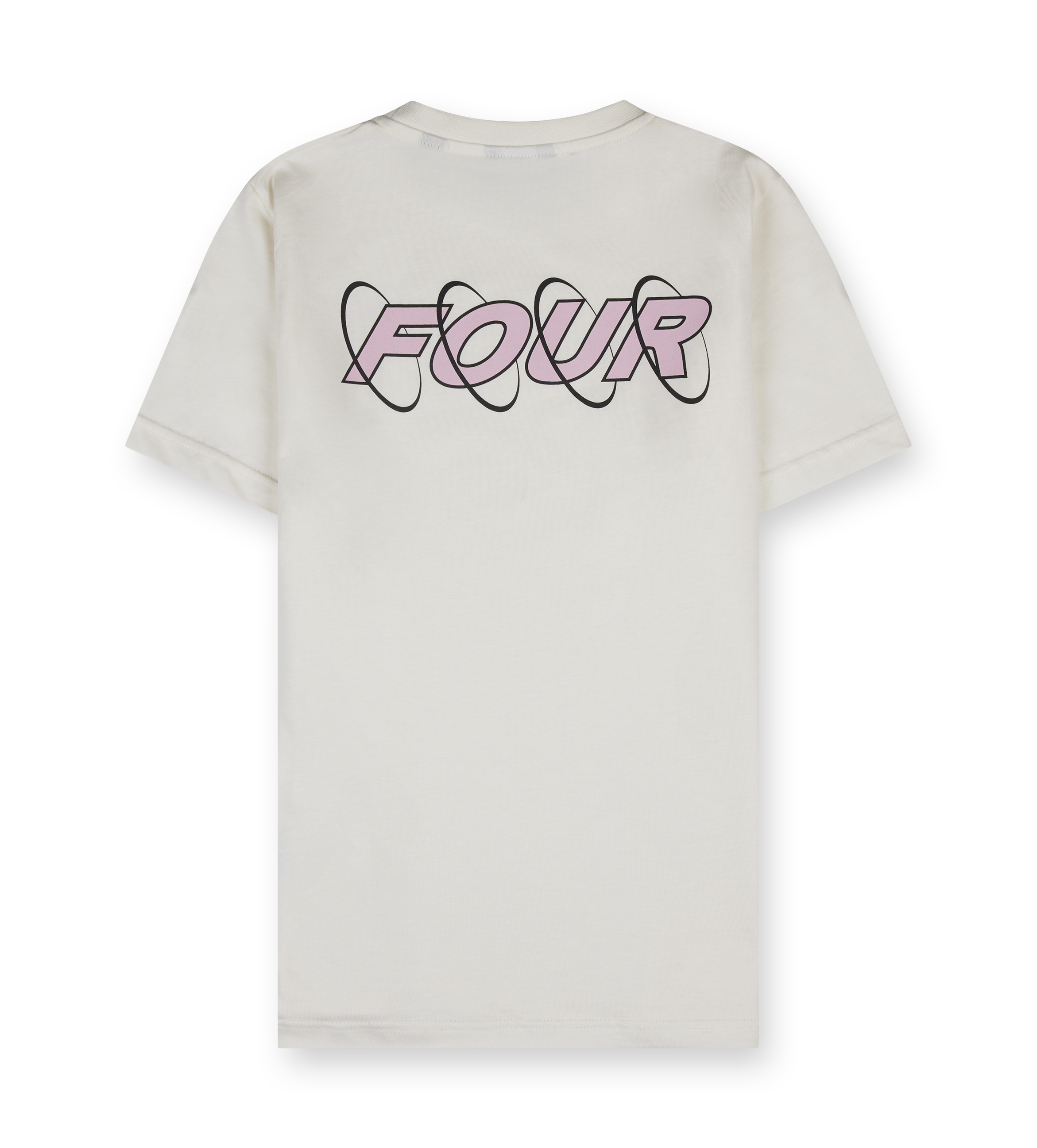 Circles T-shirt Cannoli Cream/ Soft Pink