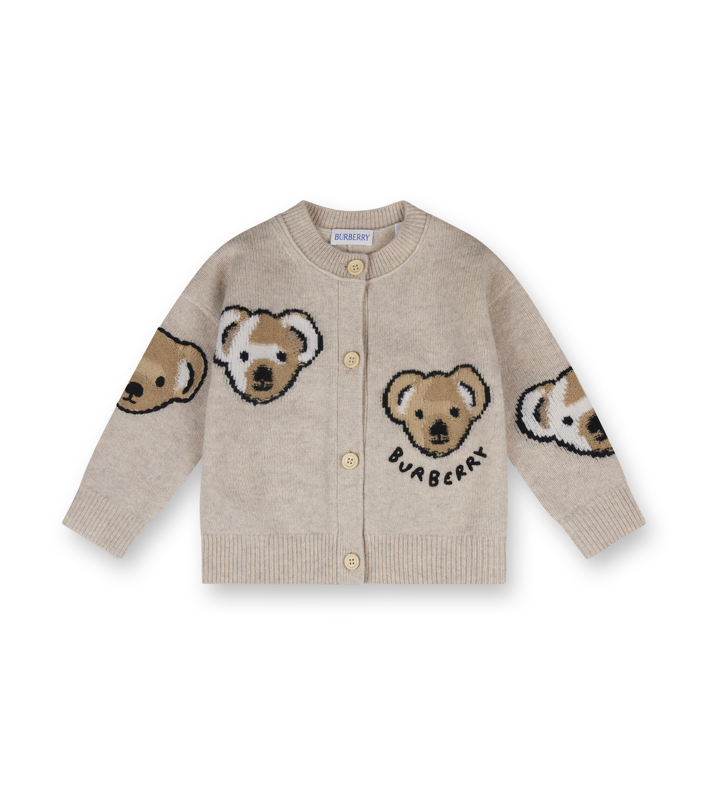 Burberry Thomas Bear Wool Cardigan (Baby)