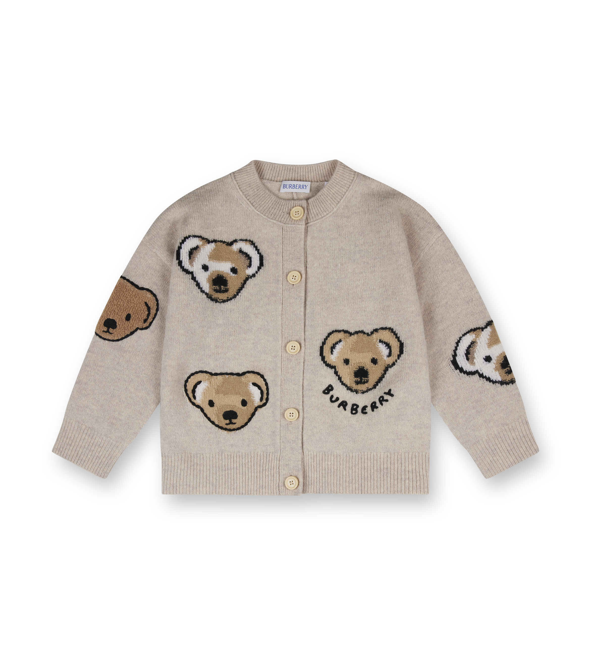 Burberry Thomas Bear Wool Cardigan (Kids)
