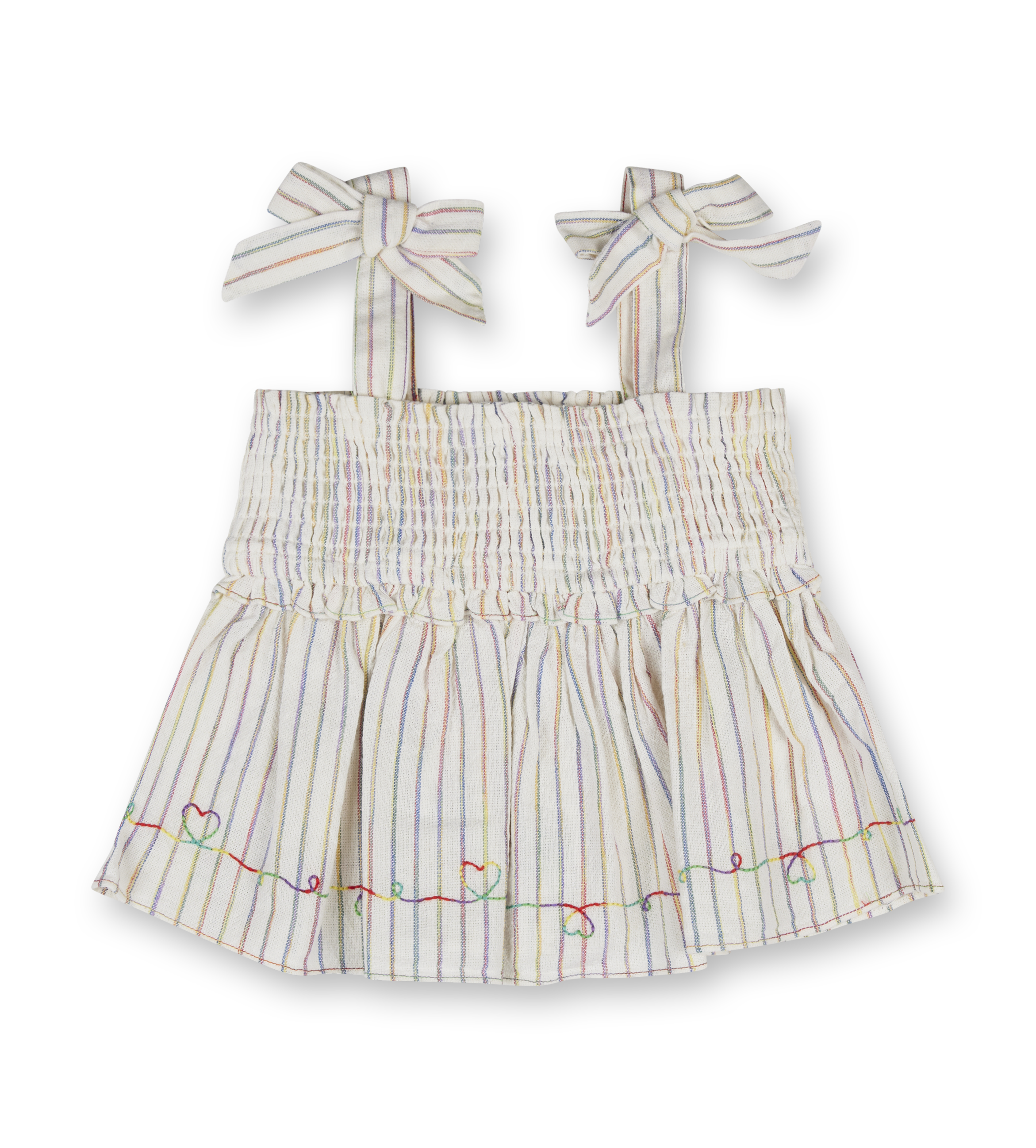 Zimmerman Rhiannon Denim Top Rainbow Stripe
