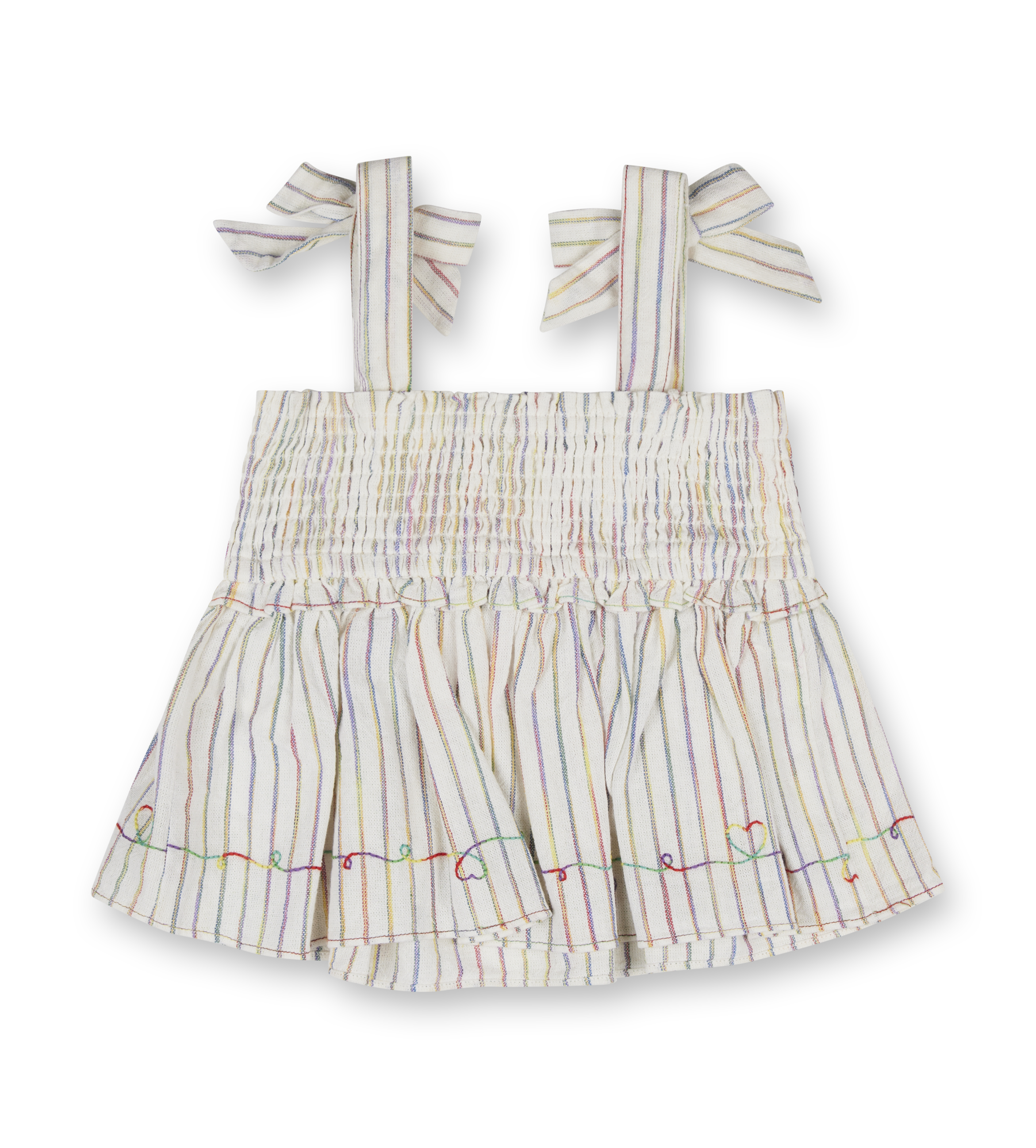 Zimmerman Rhiannon Denim Top Rainbow Stripe