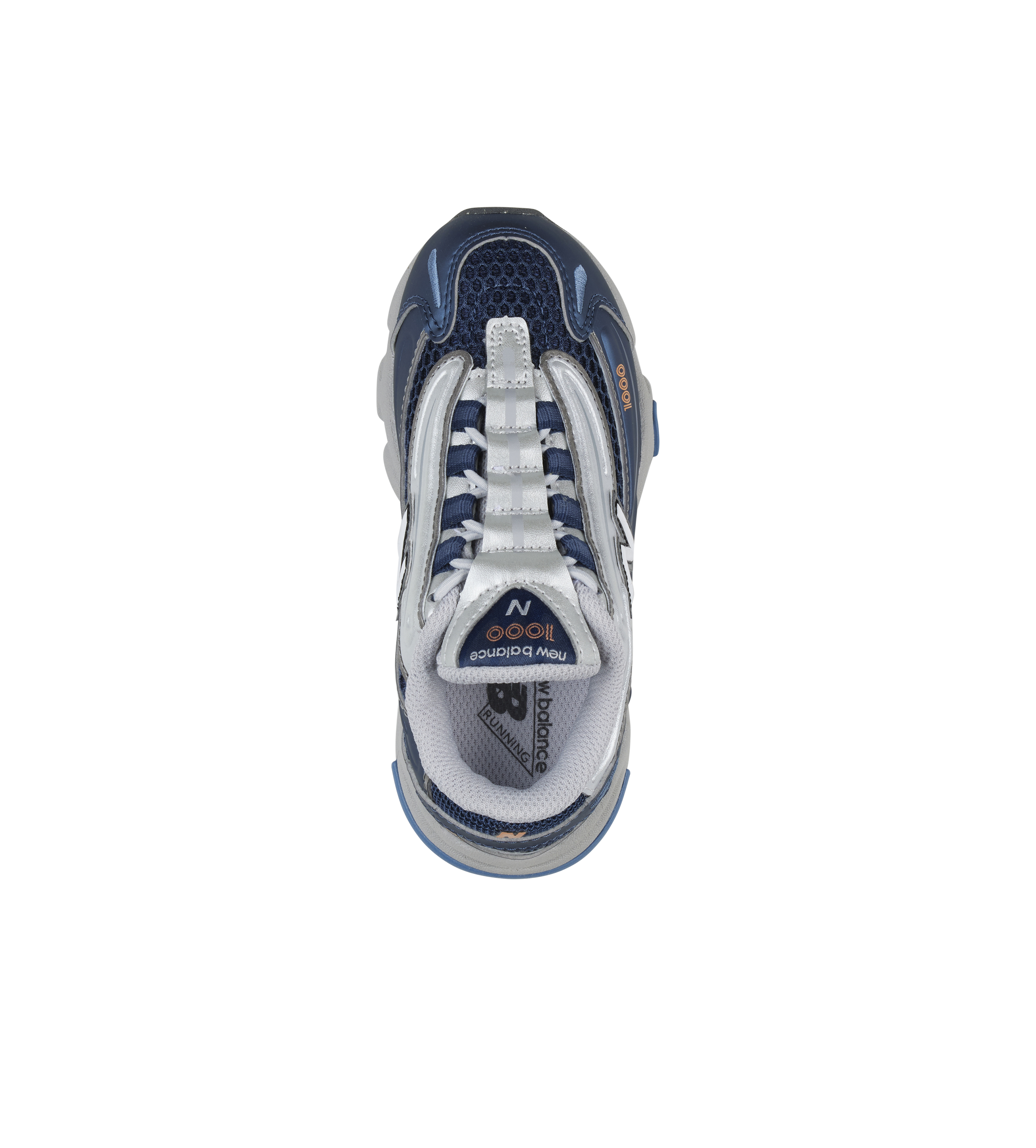 New Balance 1000 Vintage Indigo with Light Silver Metallic (GS)