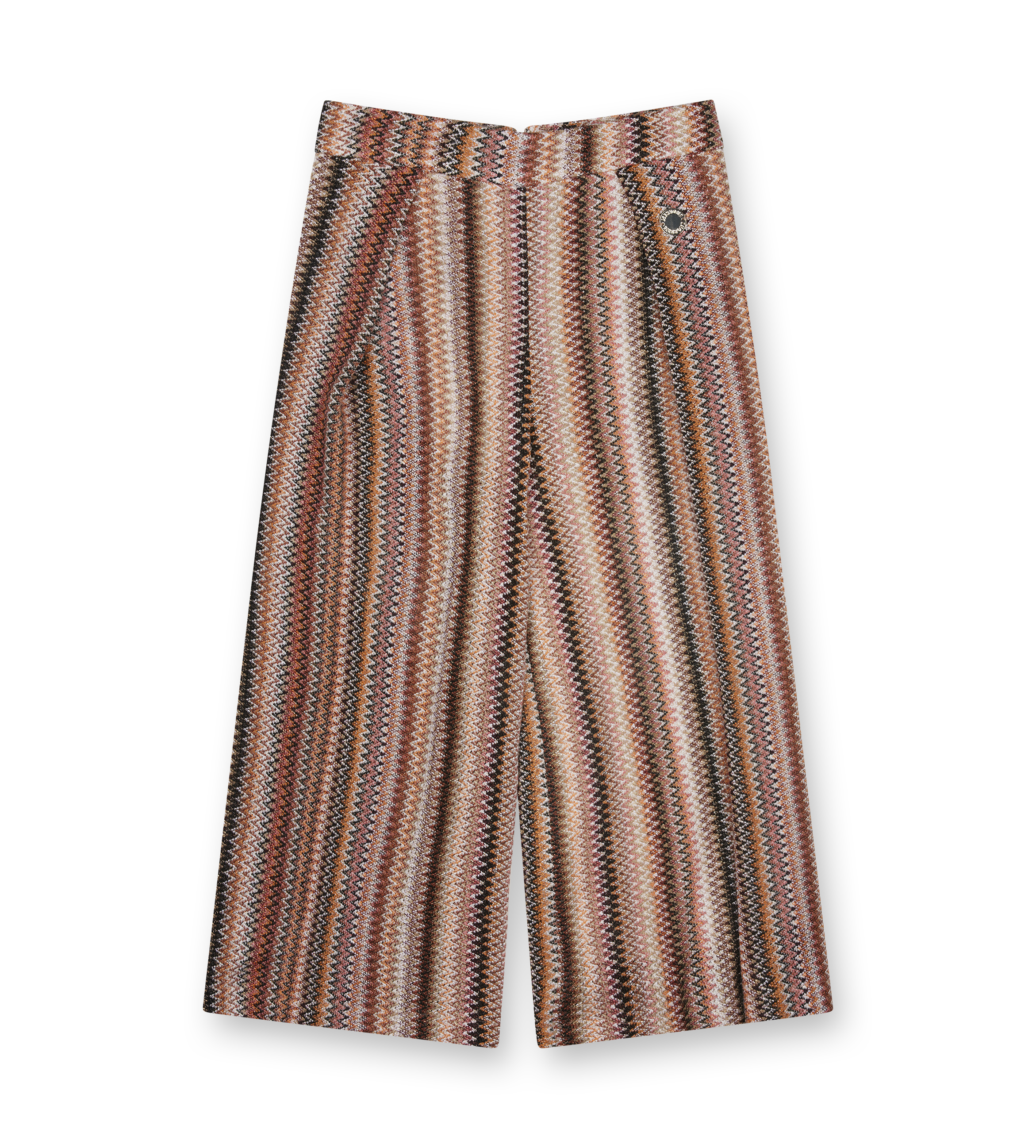 Missoni Striped Zig Zag Print Pants Beige Multicolor (Kids)