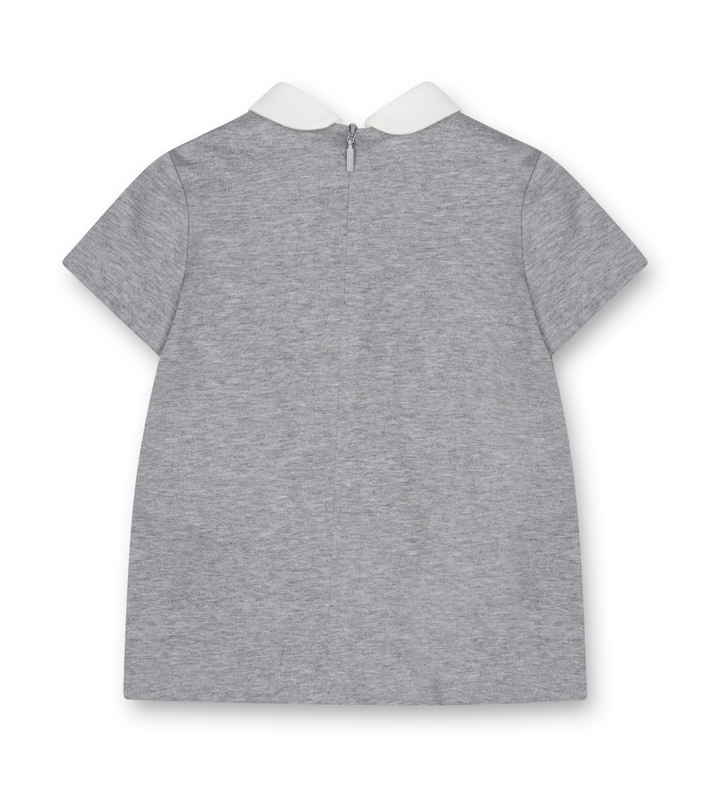 Gucci Heavy Cotton Dress With Web in Light Grey (Baby)