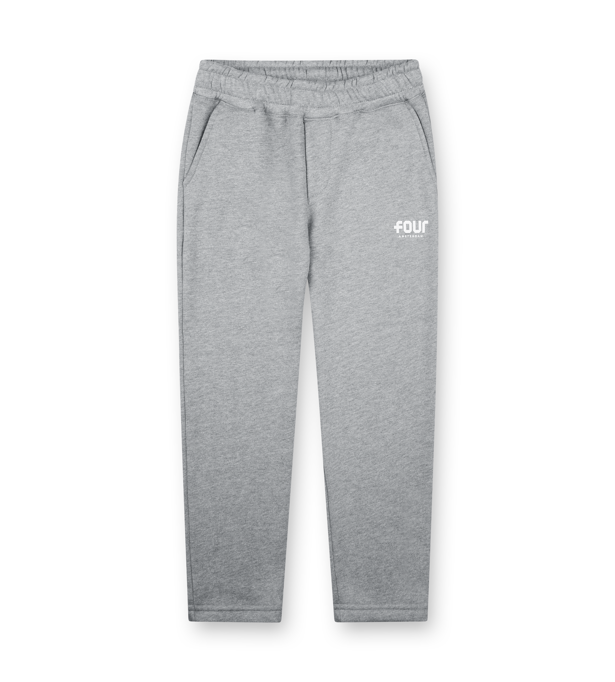 Logo Straight Leg Grey Melange