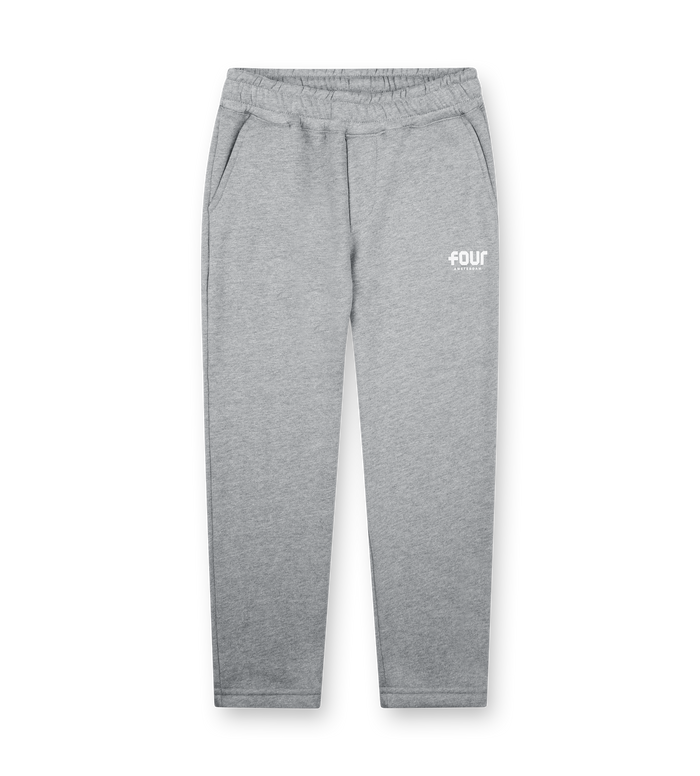 Logo Straight Leg Grey Melange