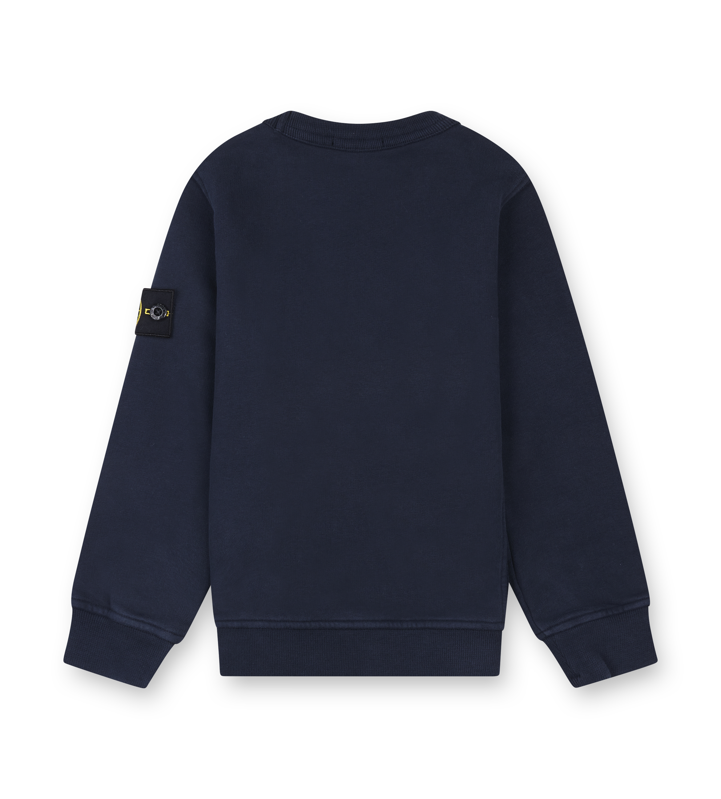 Stone Island Compass Patch Crewneck Sweater in Navy Blue (Kids)