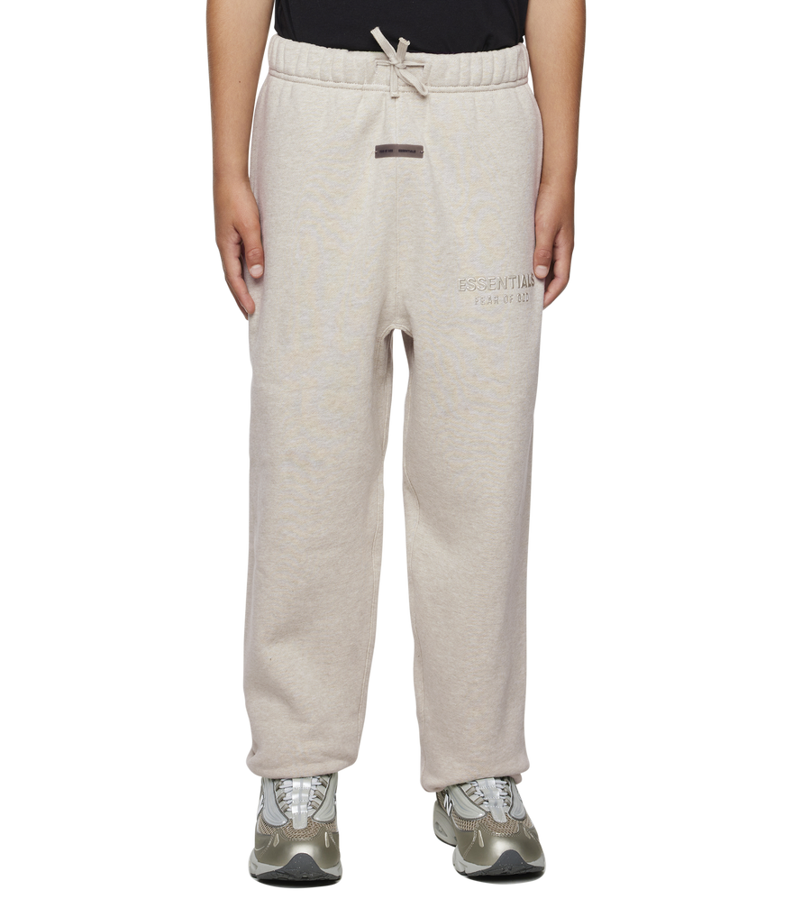 Essentials Classic Fleece Sweatpant in Heather Stone (Kids)