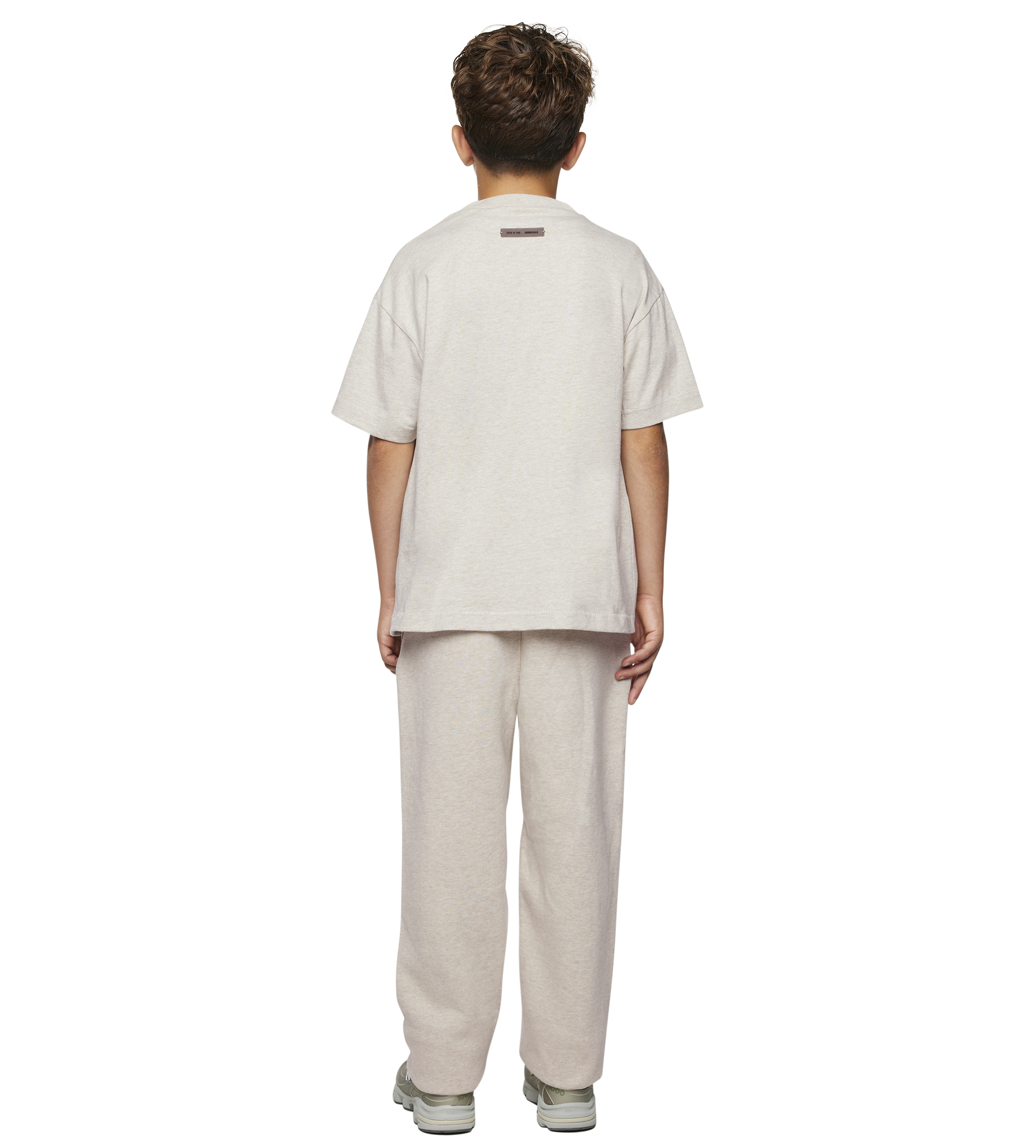 Essentials Classic Tee in Heather Stone (Kids)
