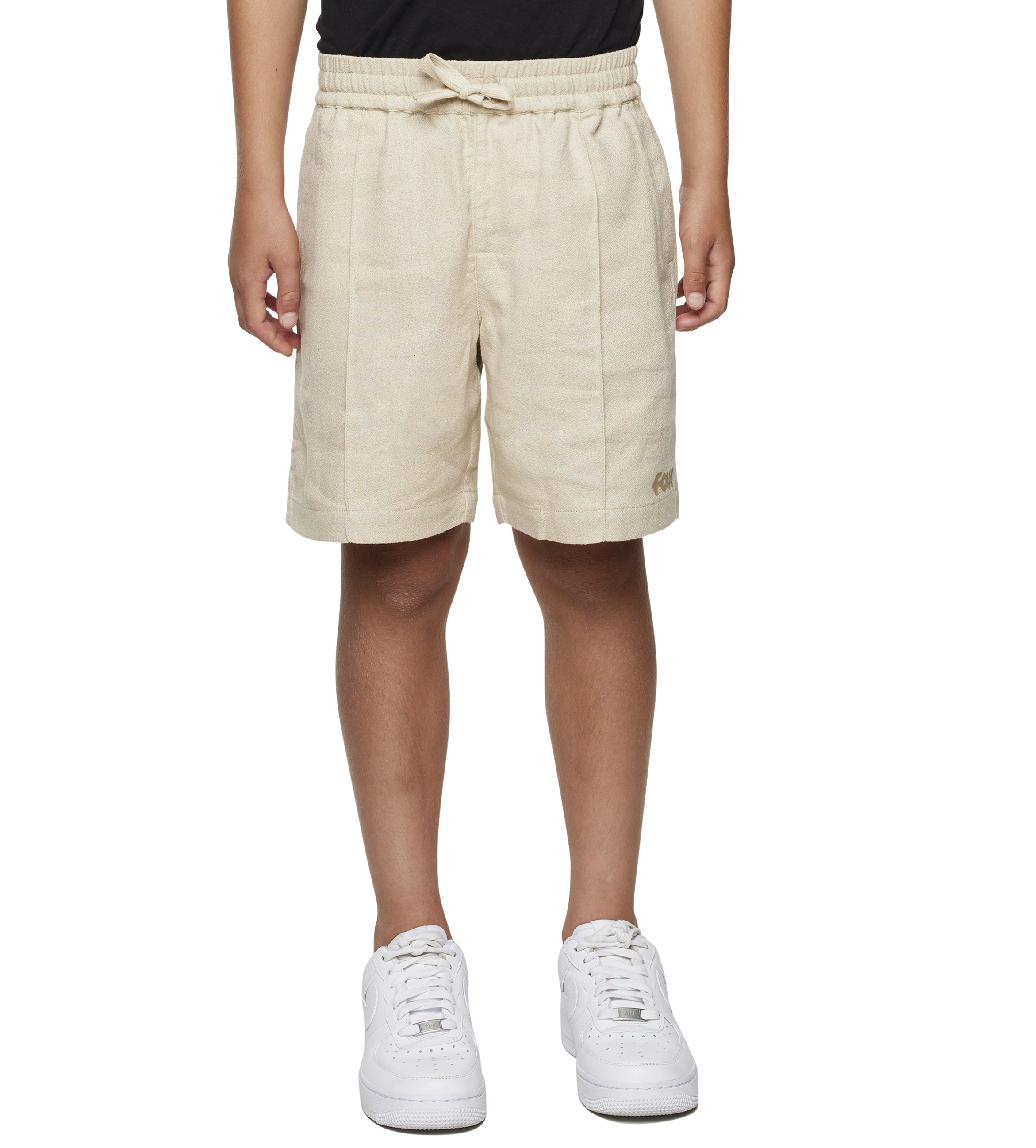 Logo Woven Shorts Sand Beige