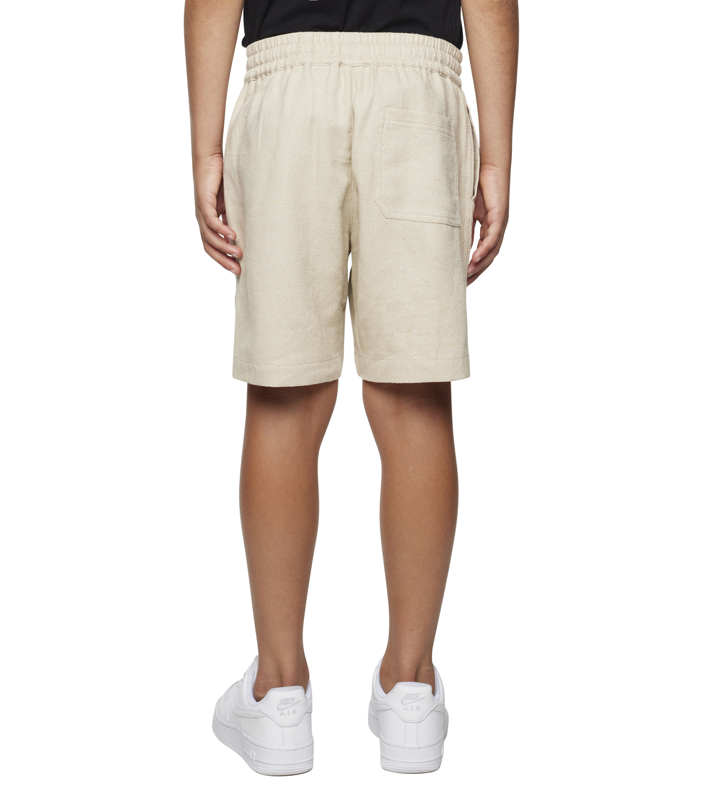 Logo Woven Shorts Sand Beige