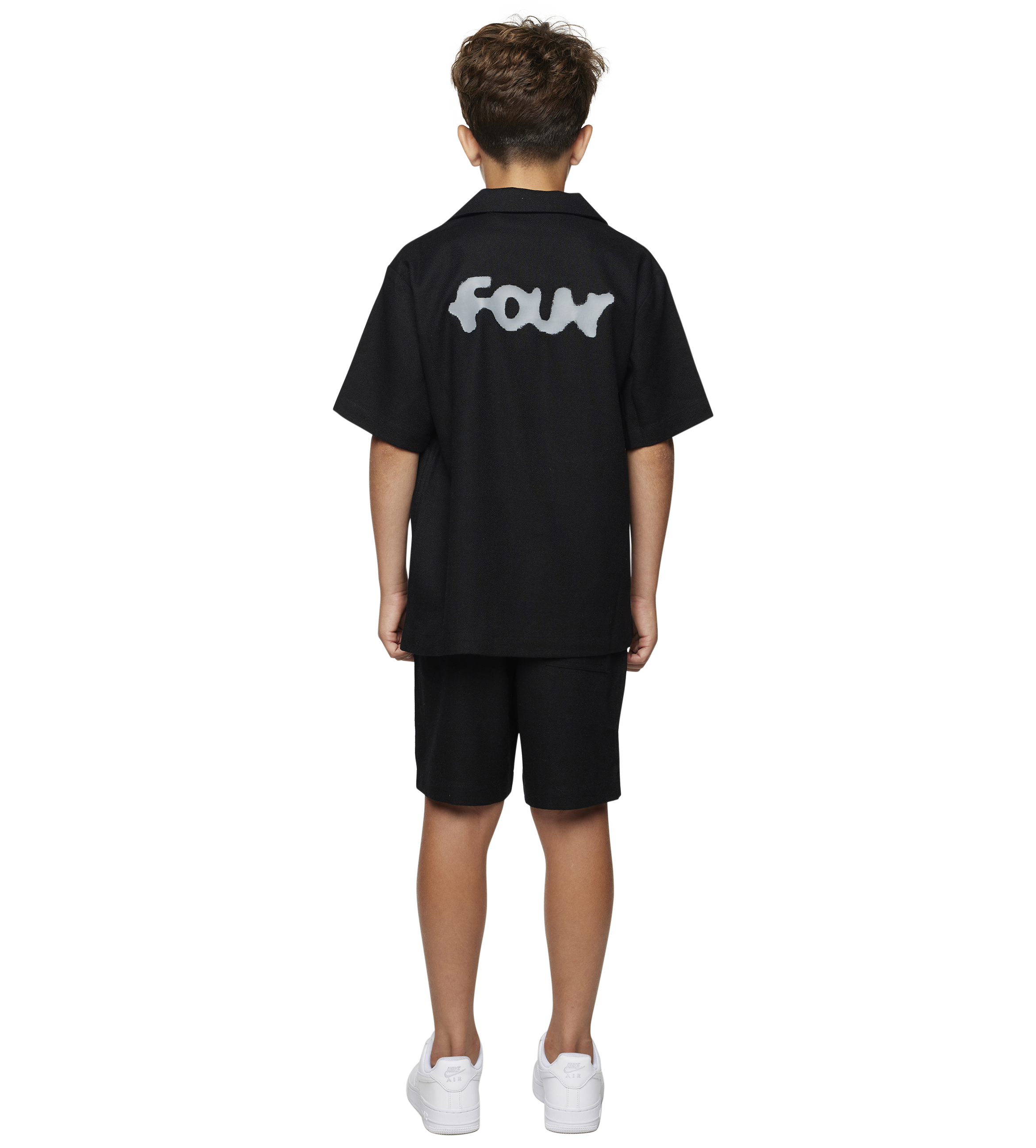 Logo Bowling Shirt Black