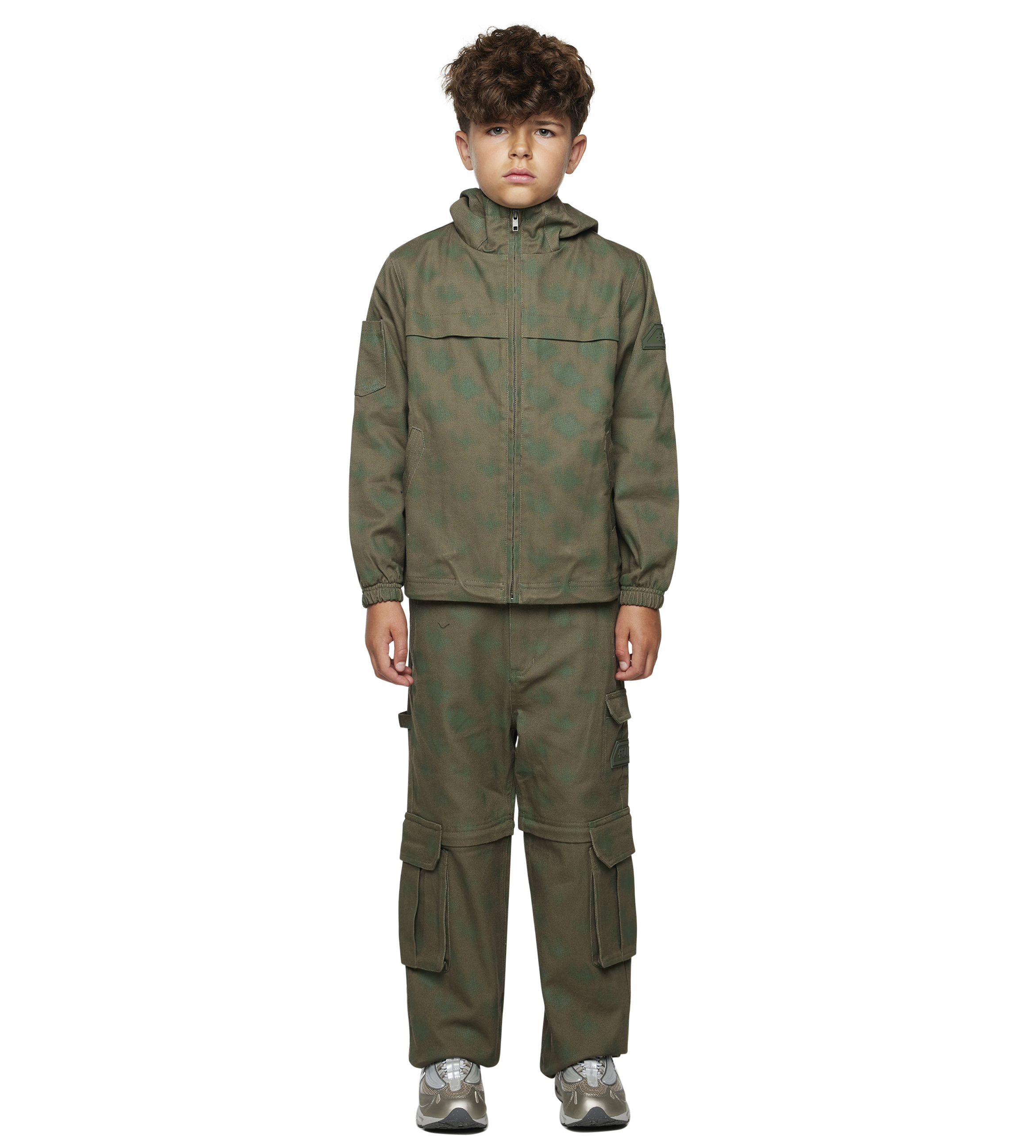 Square Logo Workwear Jacket Moss Green