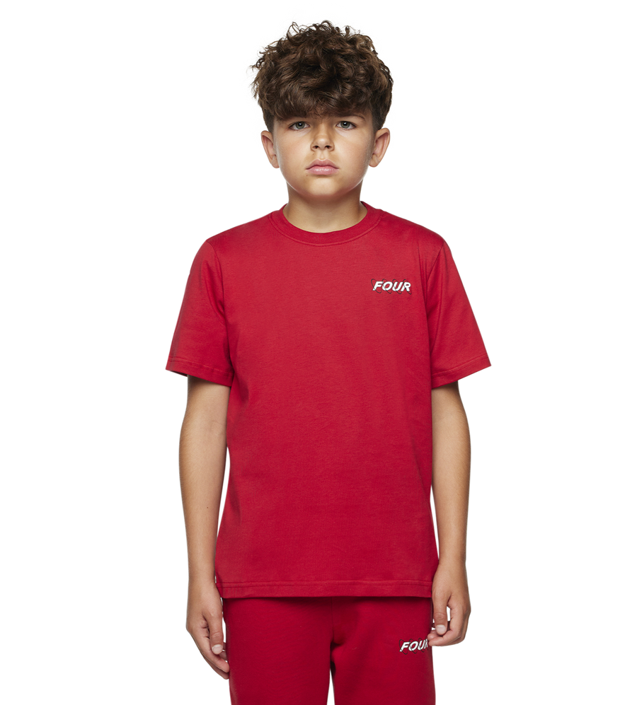 Circles T-shirt Red/ White