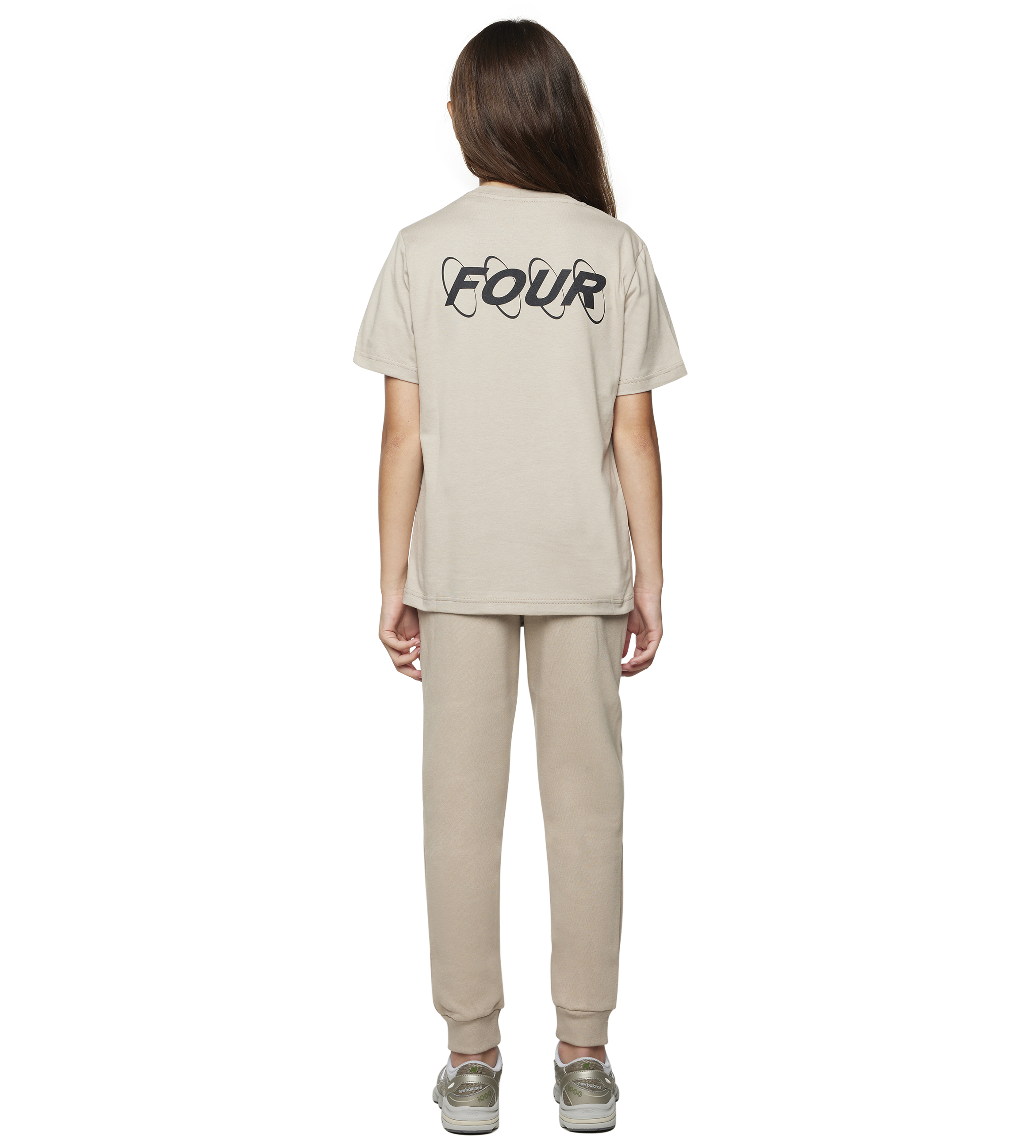 Circles Logo T-Shirt Vintage Khaki