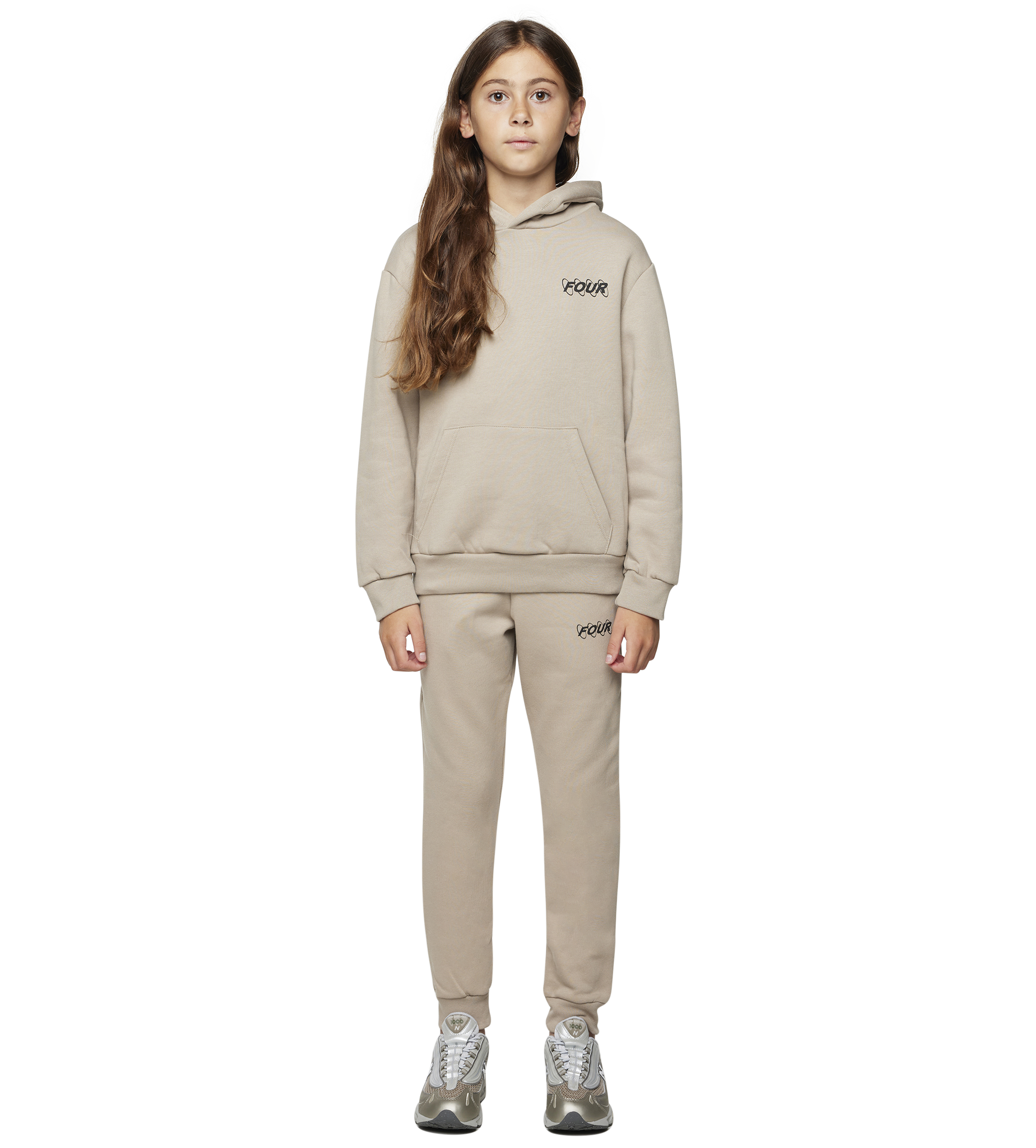 Circles Logo Hoodie Vintage Khaki
