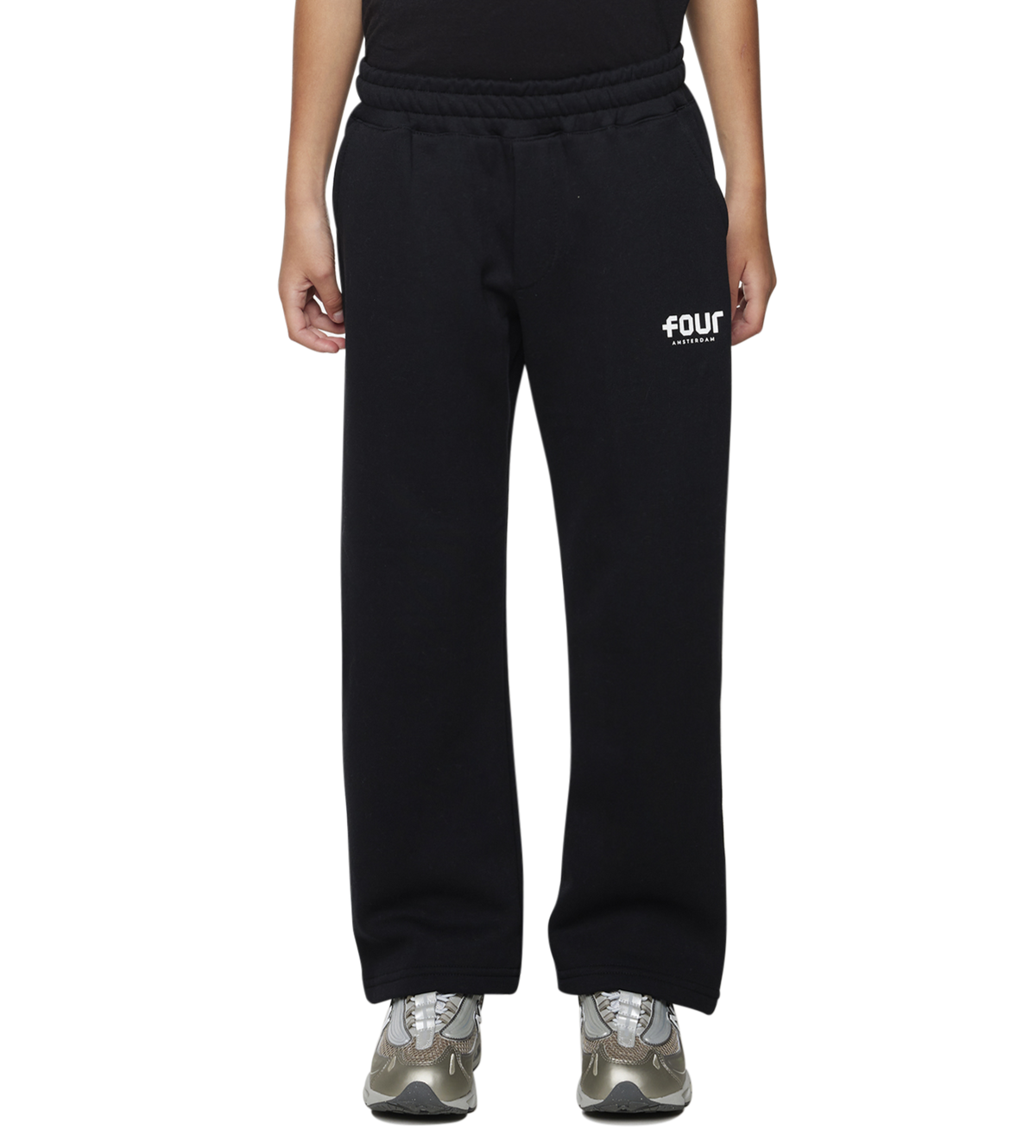 Logo Straight Leg Zwart
