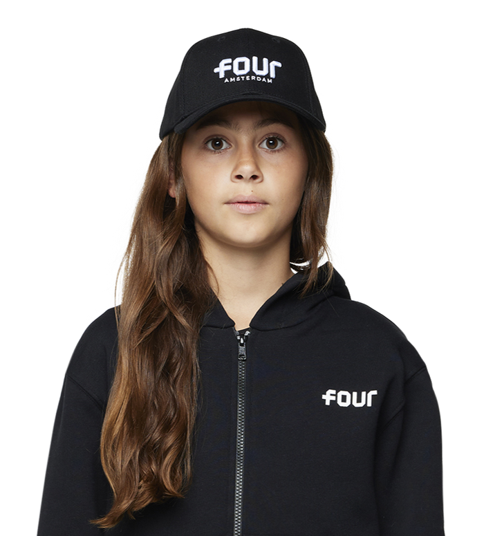 Four Logo Cap Black