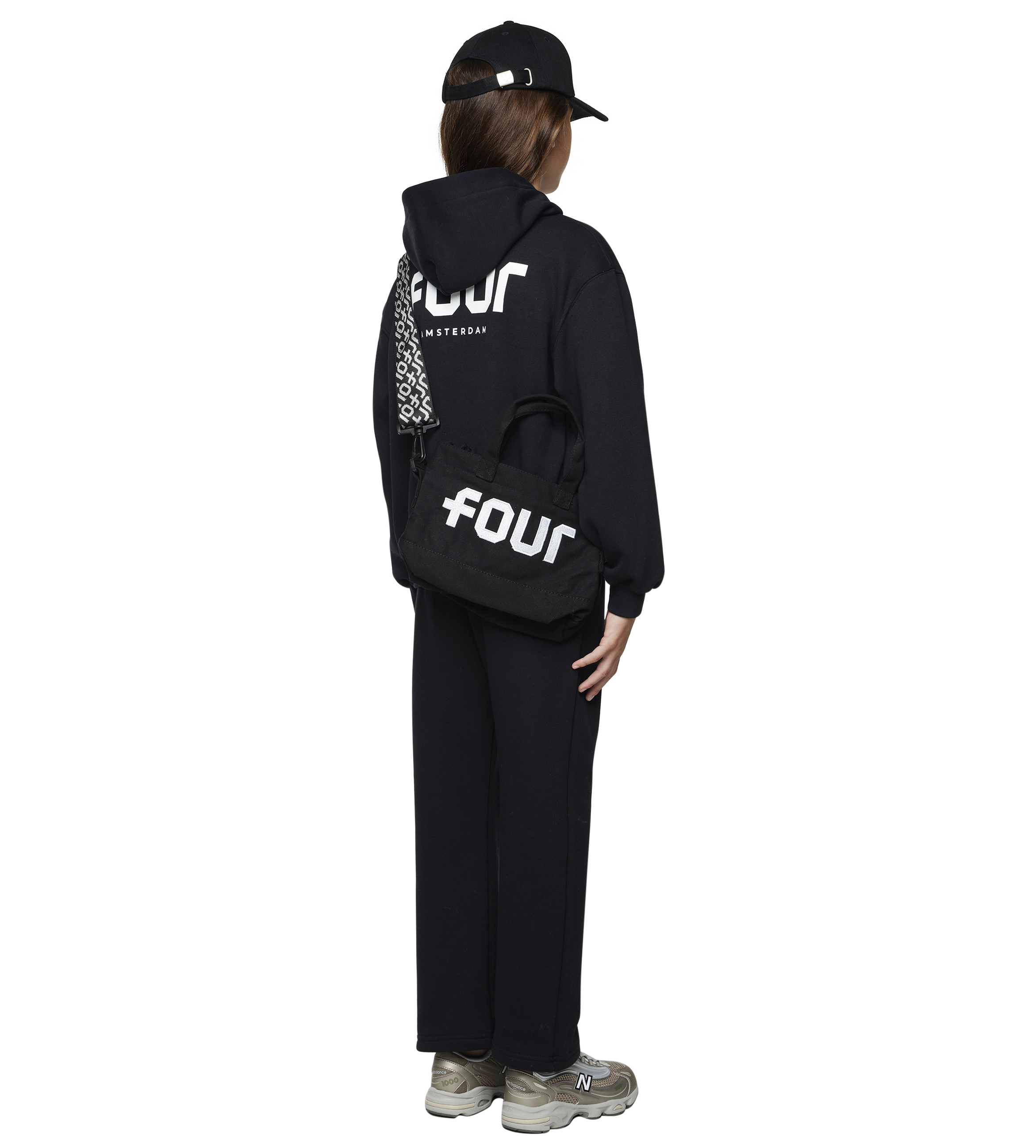 Four Logo Cap Black