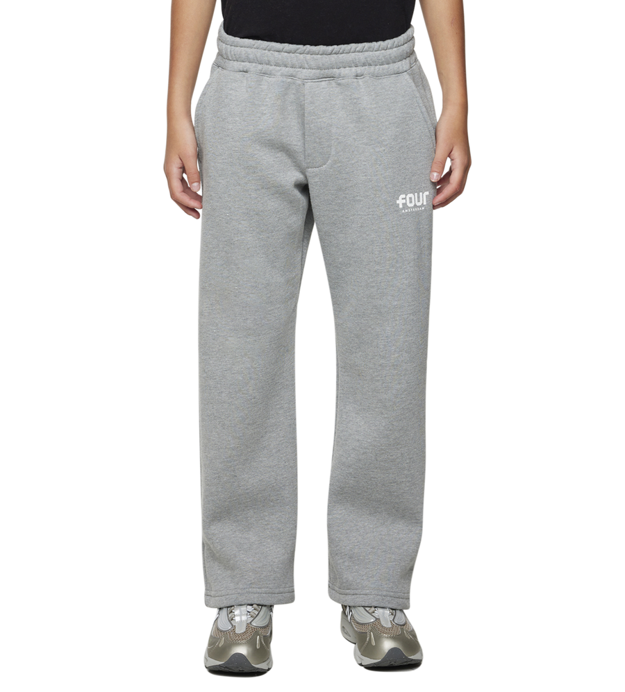 Logo Straight Leg Grey Melange