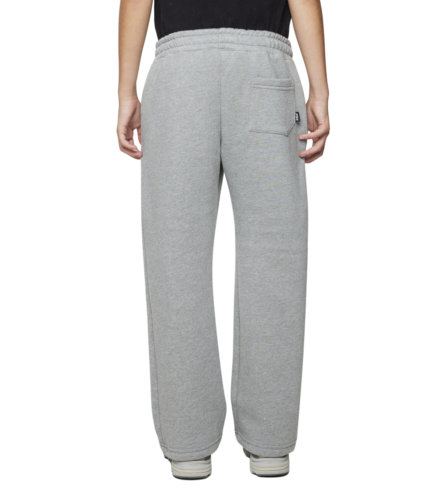 Logo Straight Leg Grey Melange