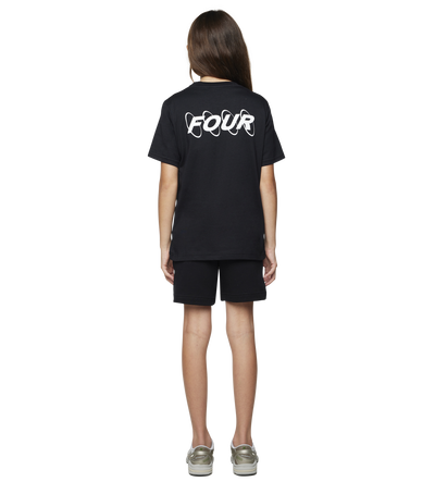 Circles Logo-T-shirt Zwart