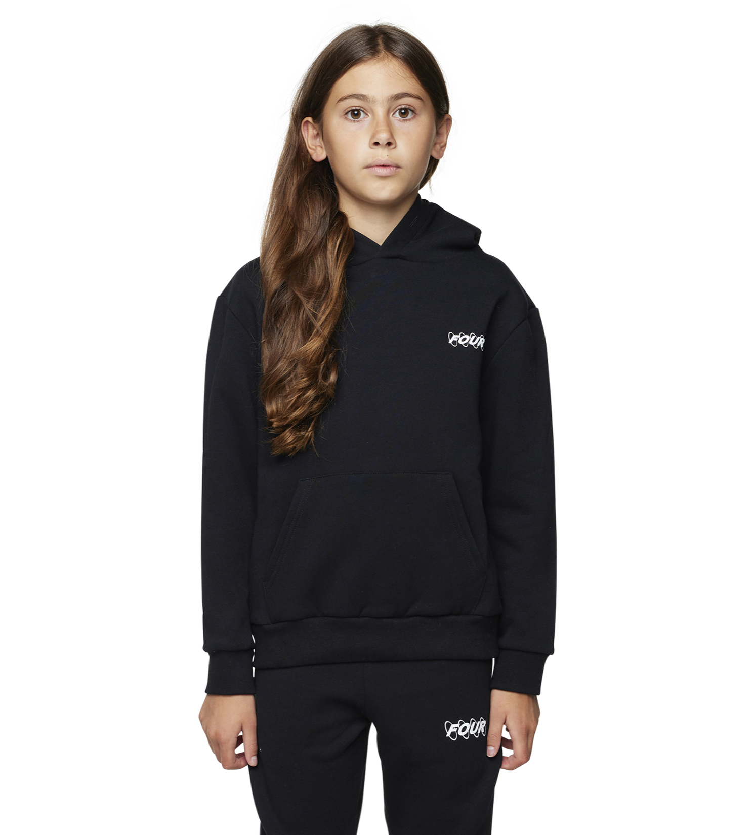 Circles Logo Hoodie Black