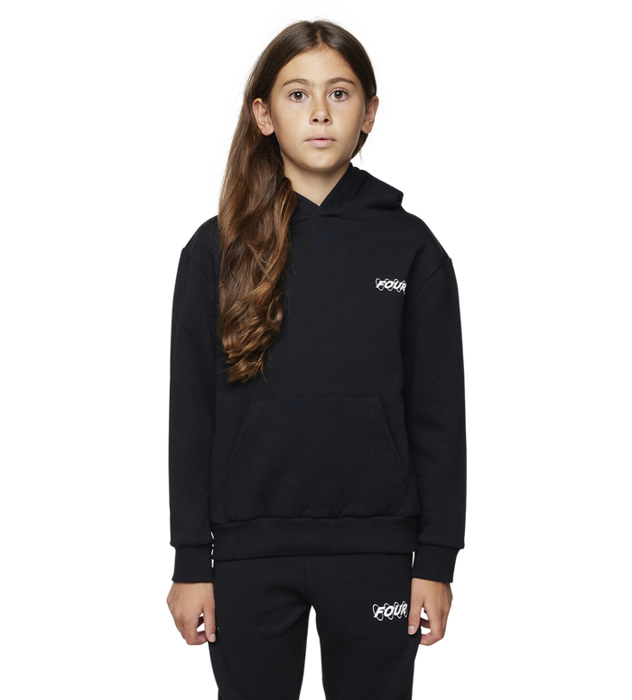Circles Logo Hoodie Black