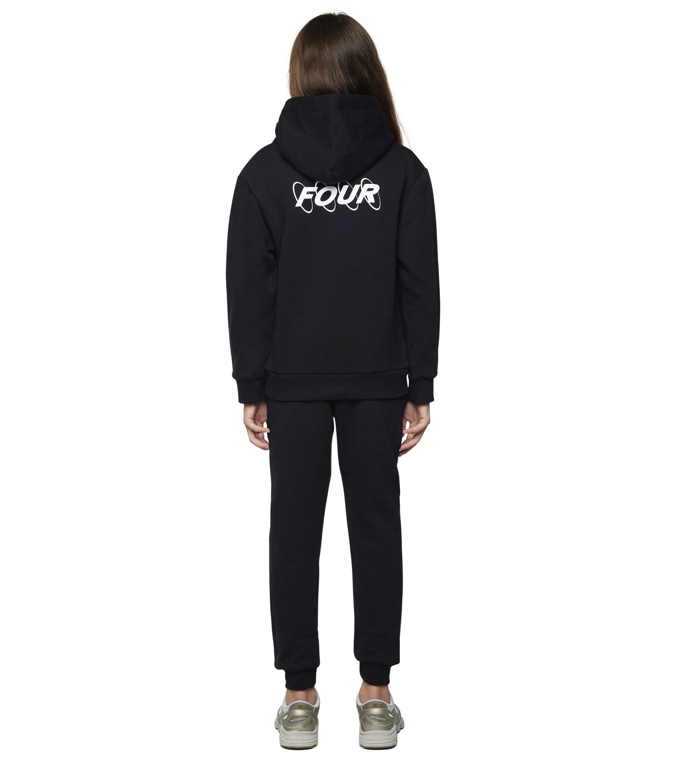 Circles Logo Hoodie Black