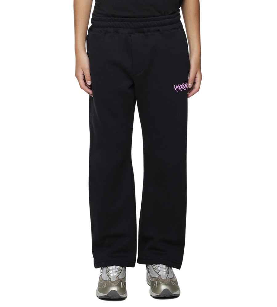 Circles Straight Leg Black/ Pink