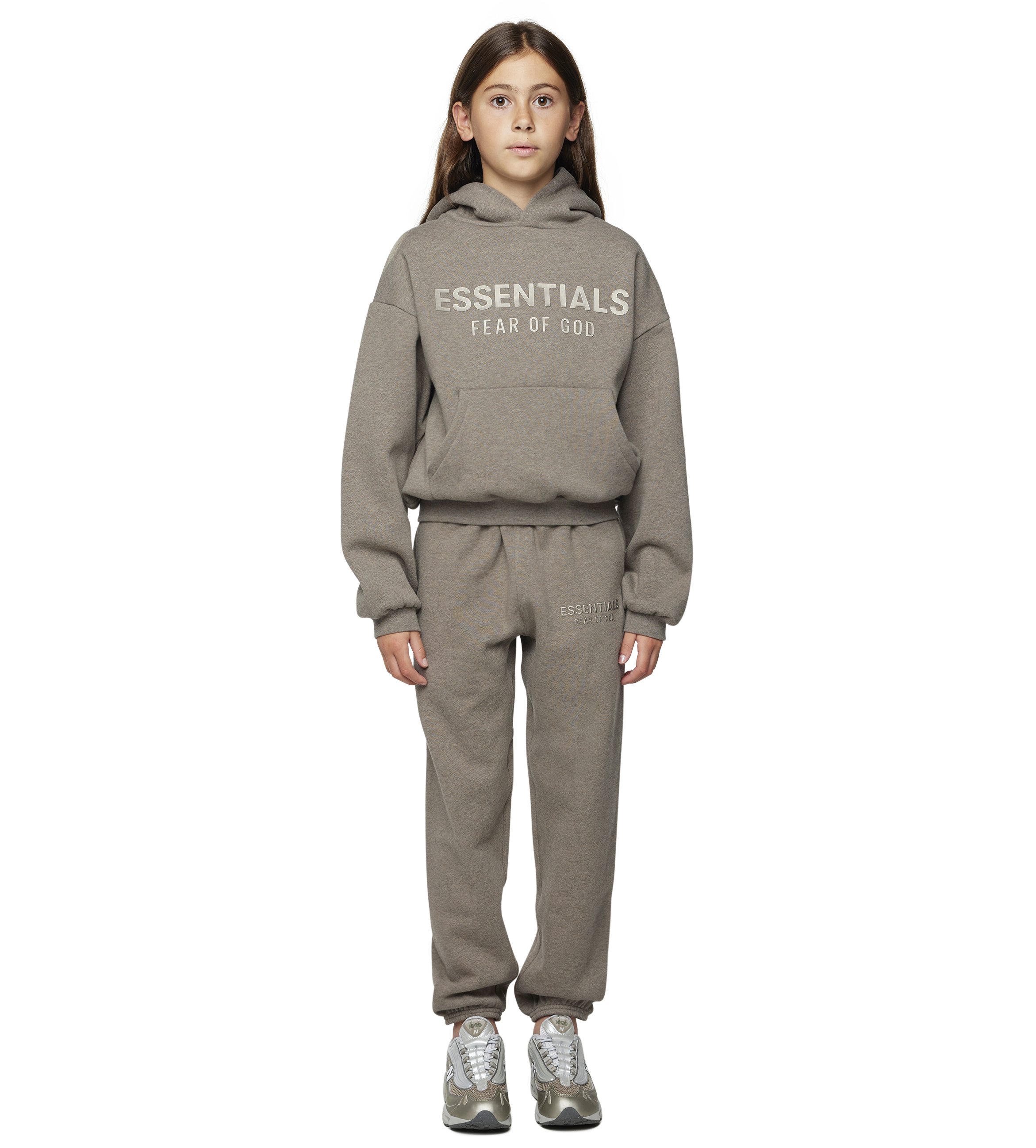 Essentials Classic Fleece Hoodie in Homestead Heather (Kids)