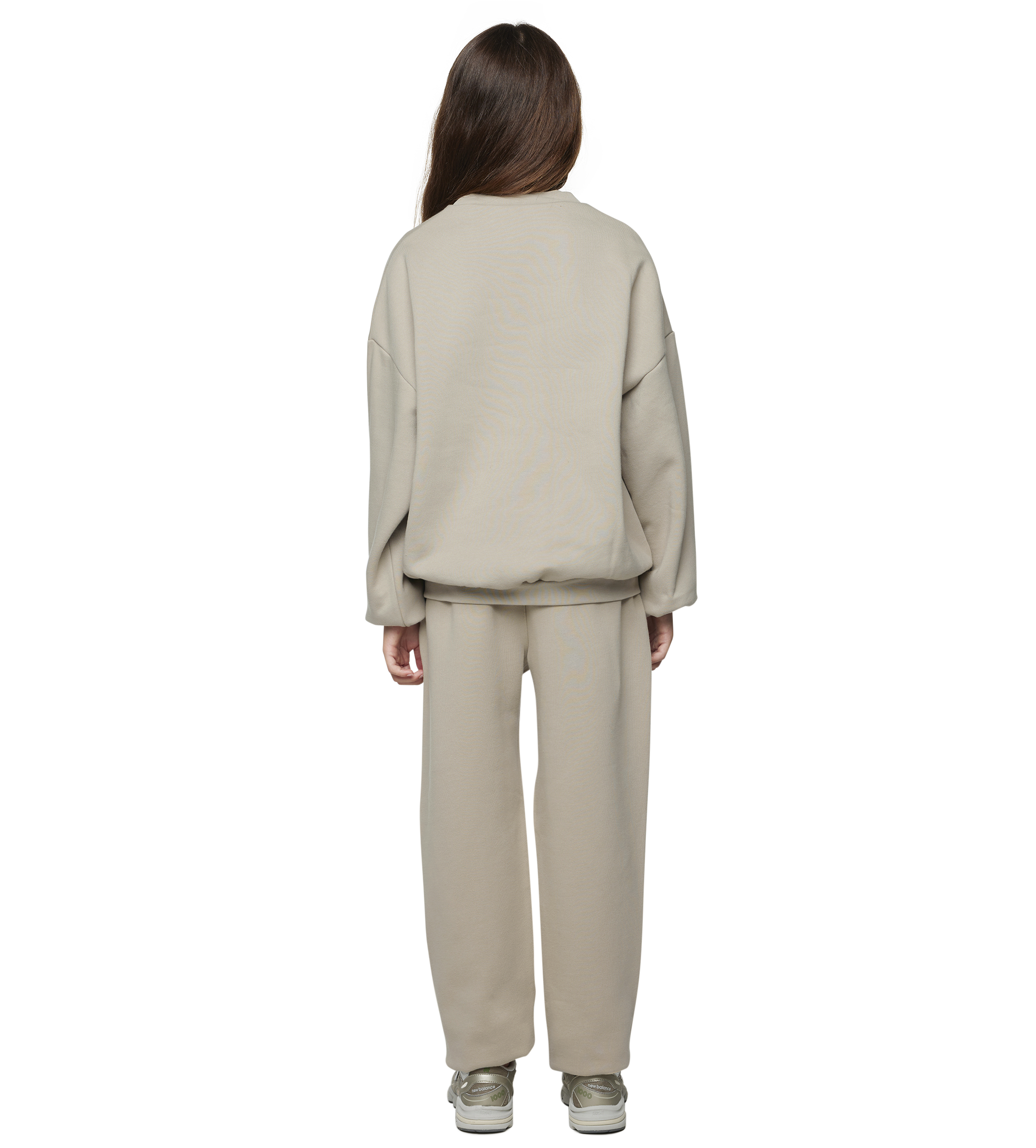 Essentials Fleece Crewneck in Timber (Kids)